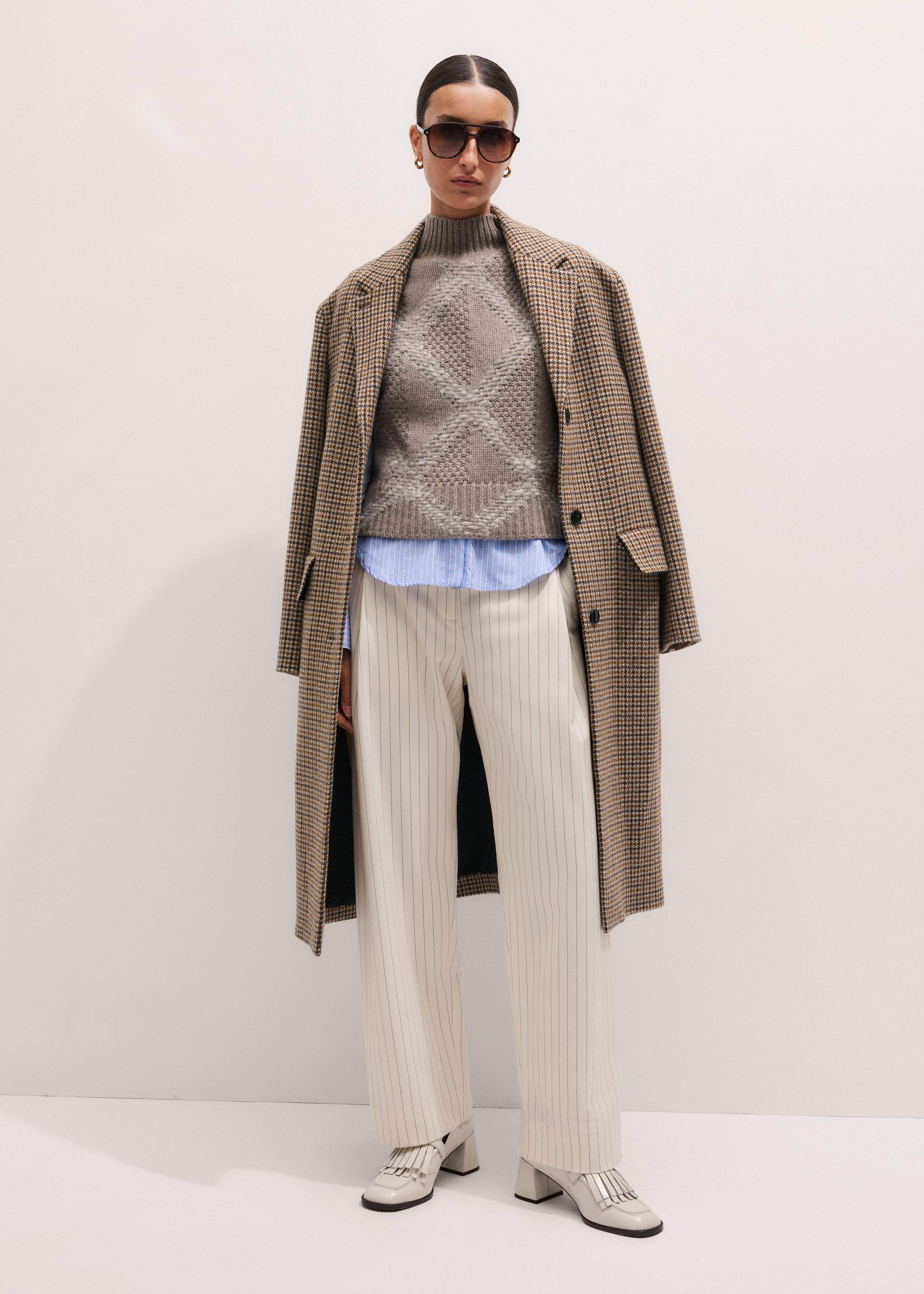 Brown Heritage Wool Coat meandem
