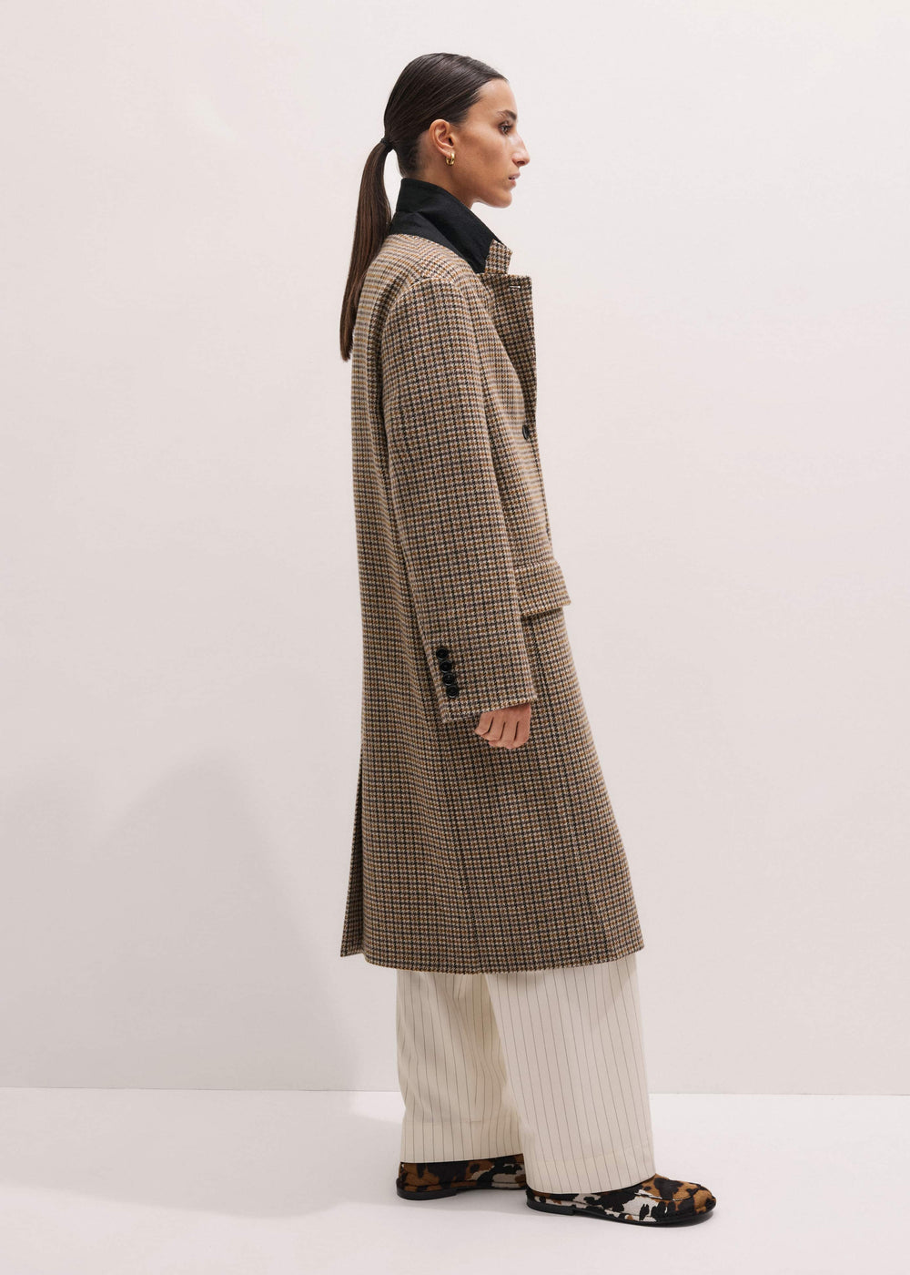 Brown Heritage Wool Coat meandem