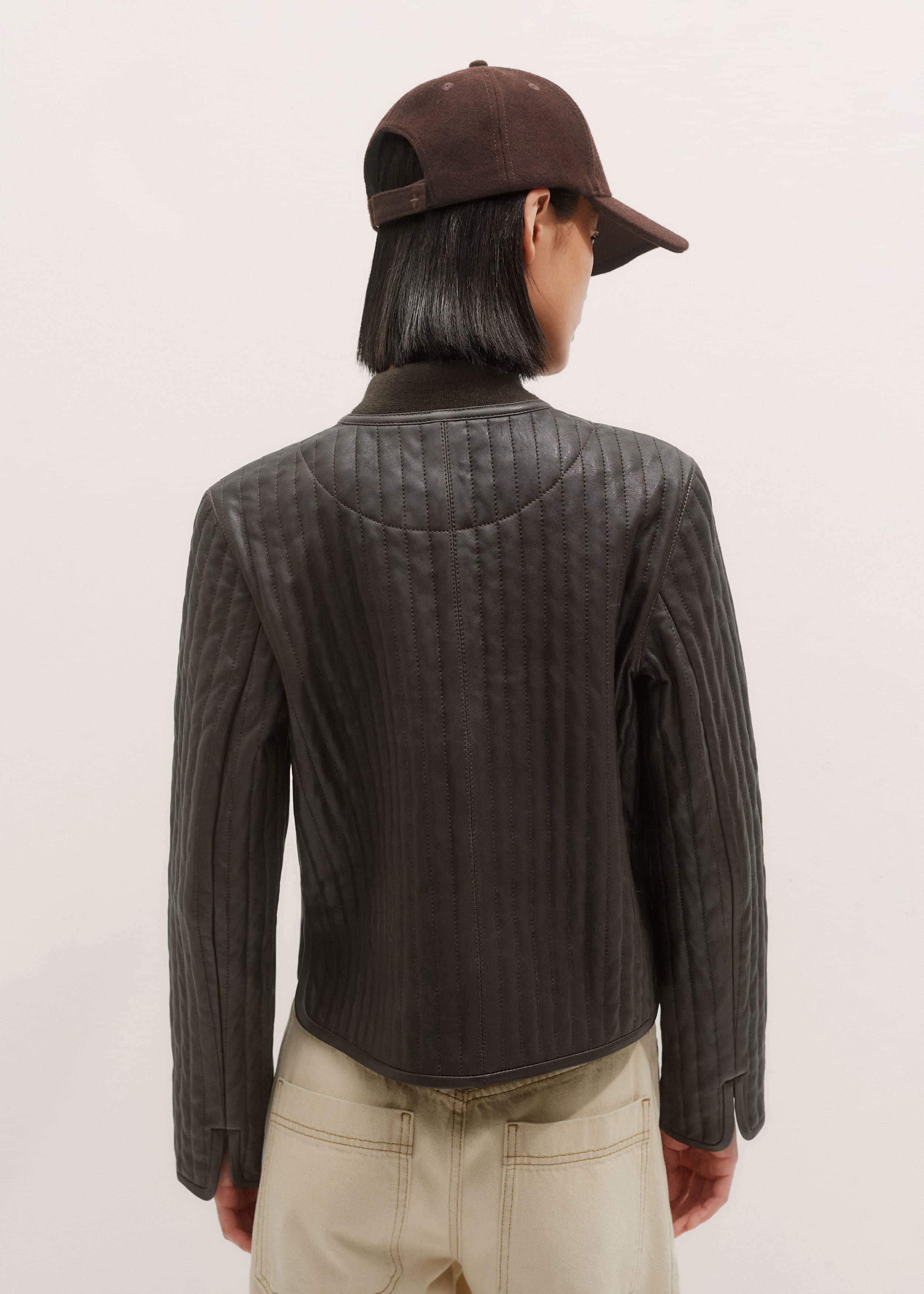 Brown Quilted Weekend Jacket meandem