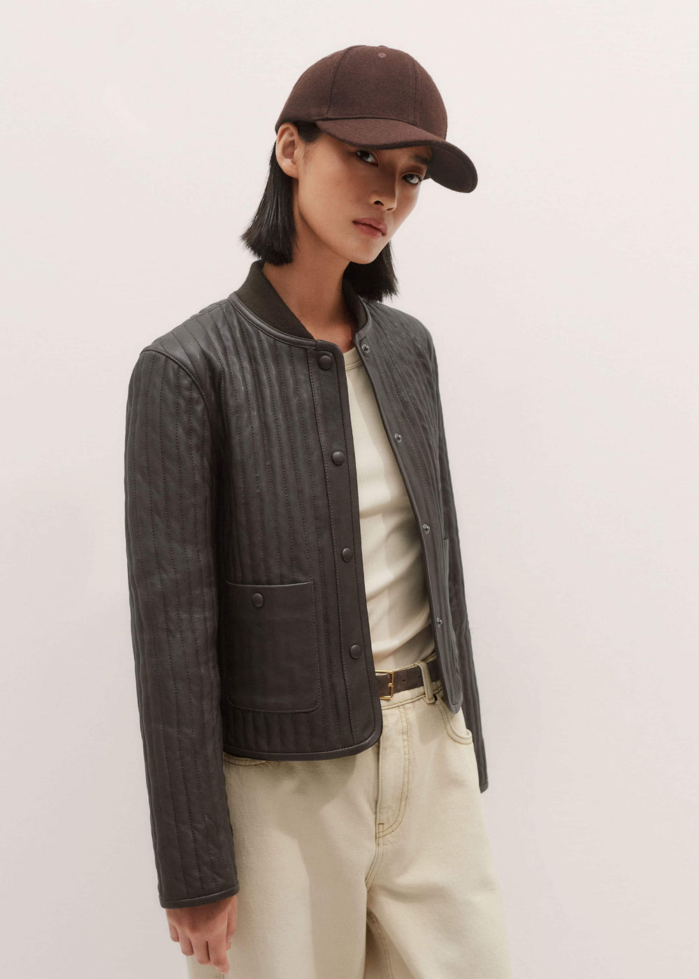 Brown Quilted Weekend Jacket meandem