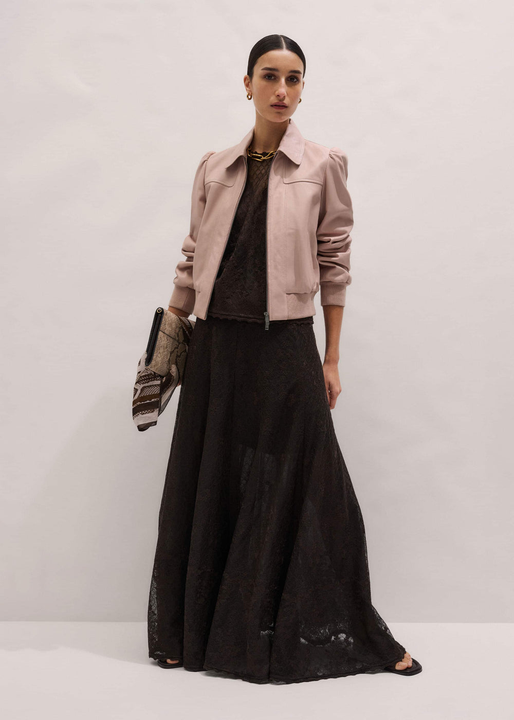 Pink Luxe Feminine Bomber Jacket meandem