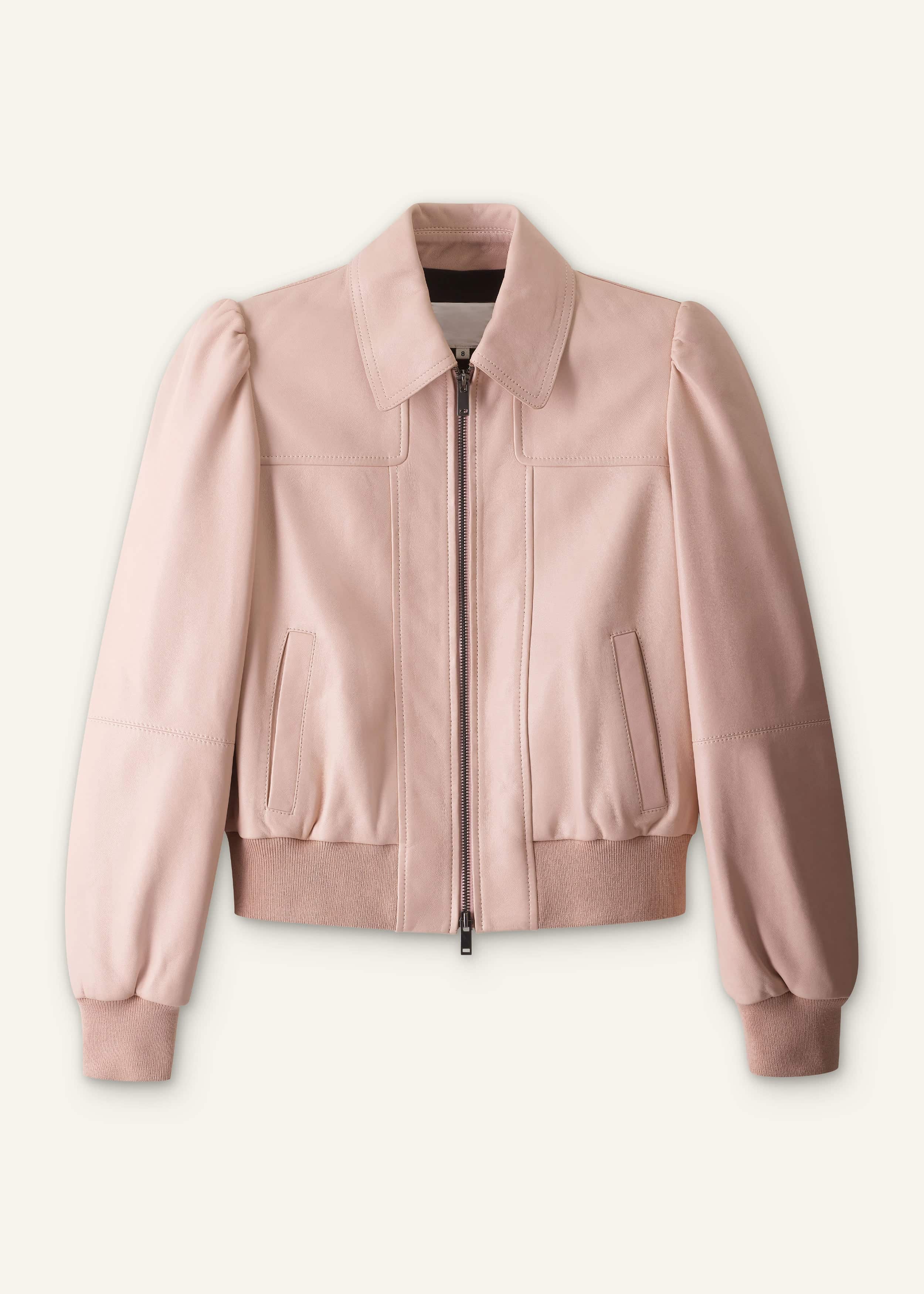 Pink Luxe Feminine Bomber Jacket meandem
