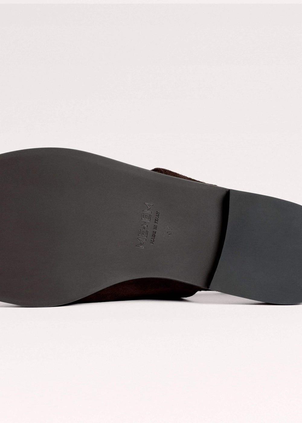 Brown Asymmetric Toe Loop Sandal meandem