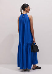 Blue Halterneck Maxi Dress meandem