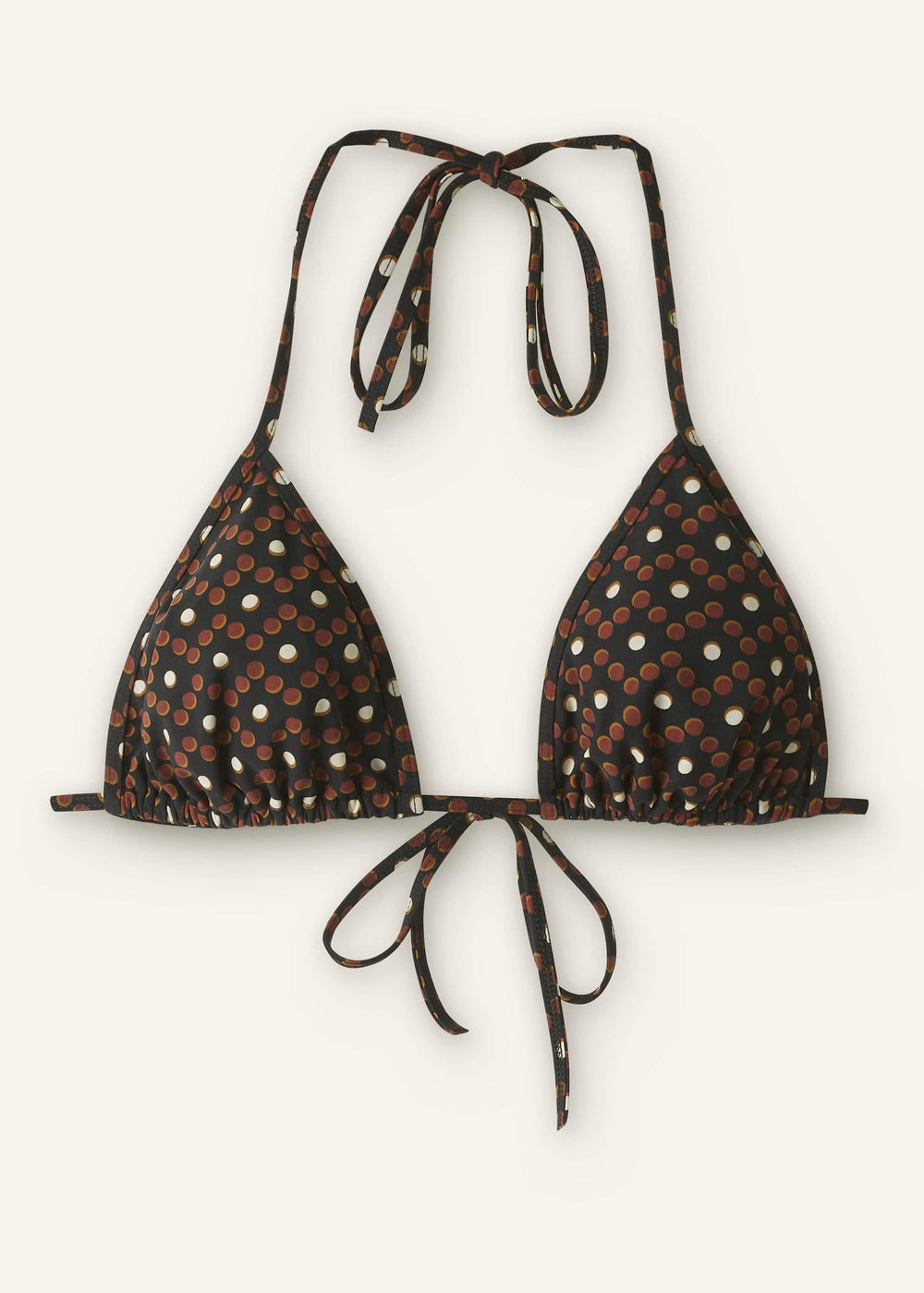 Cinnamon Brown Triangle Bikini Top meandem