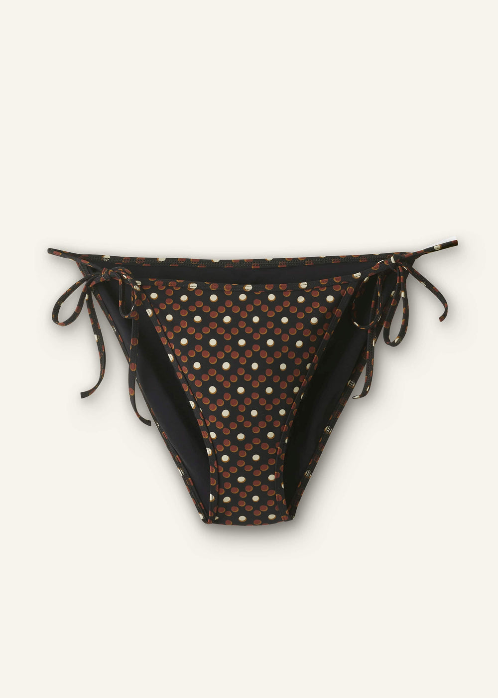Cinnamon Brown Side Tie Bikini Bottom meandem