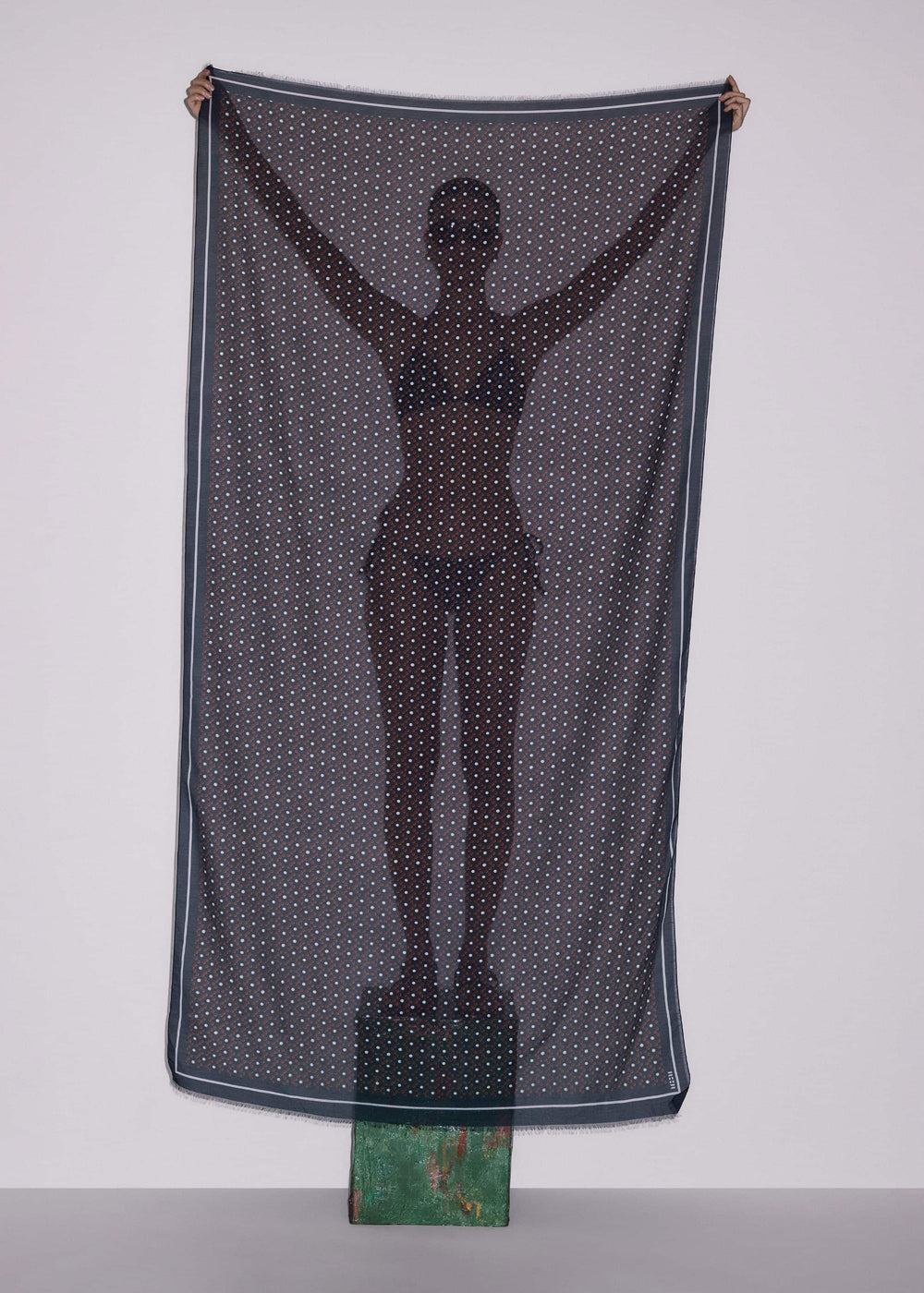 Black Geometric Sarong meandem