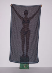 Black Geometric Sarong meandem