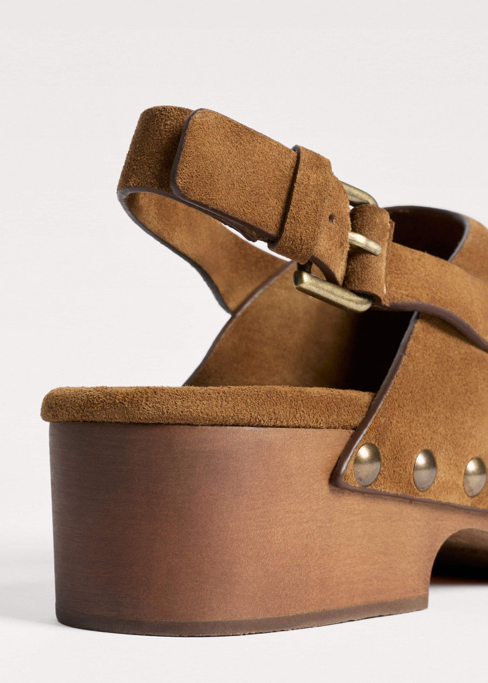 Brown Slingback Clog meandem