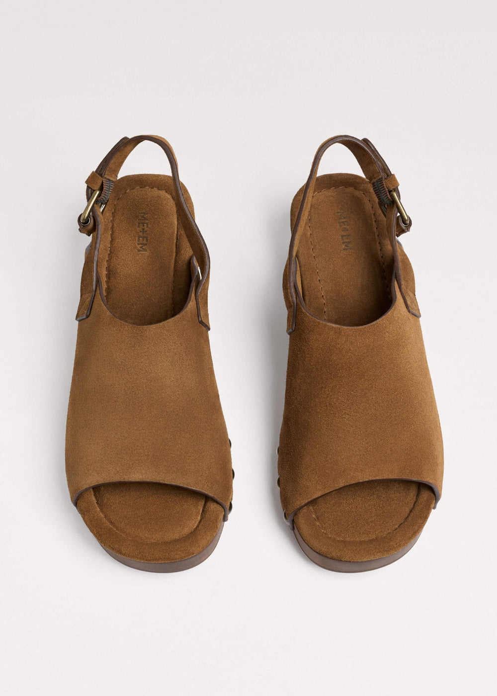 Brown Slingback Clog meandem