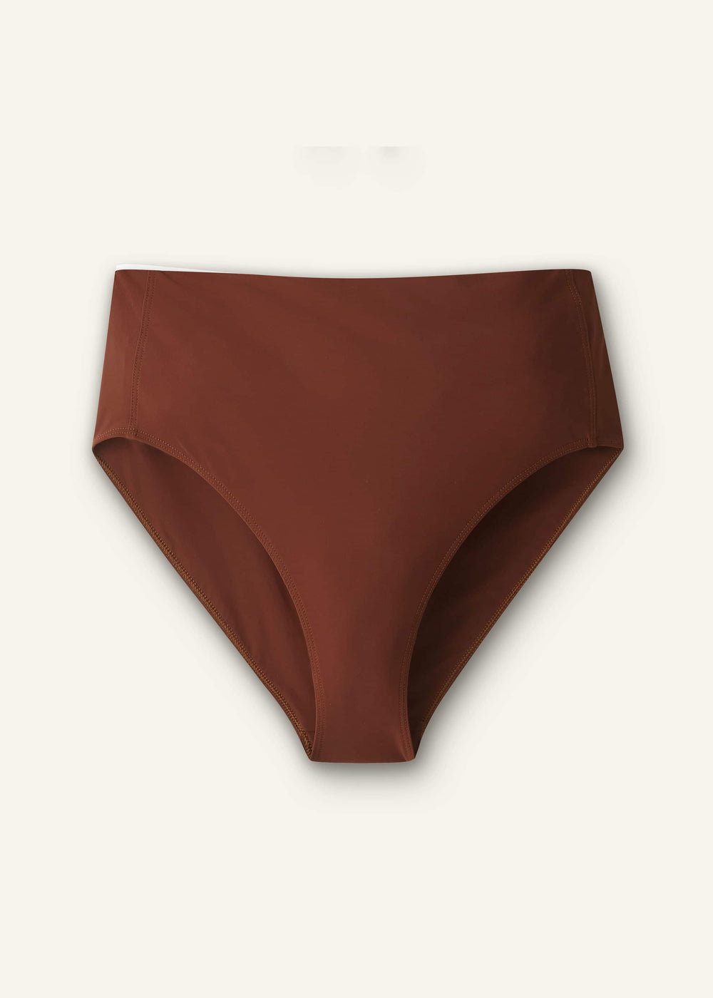 Cinnamon Brown High-Rise Bikini Bottom meandem
