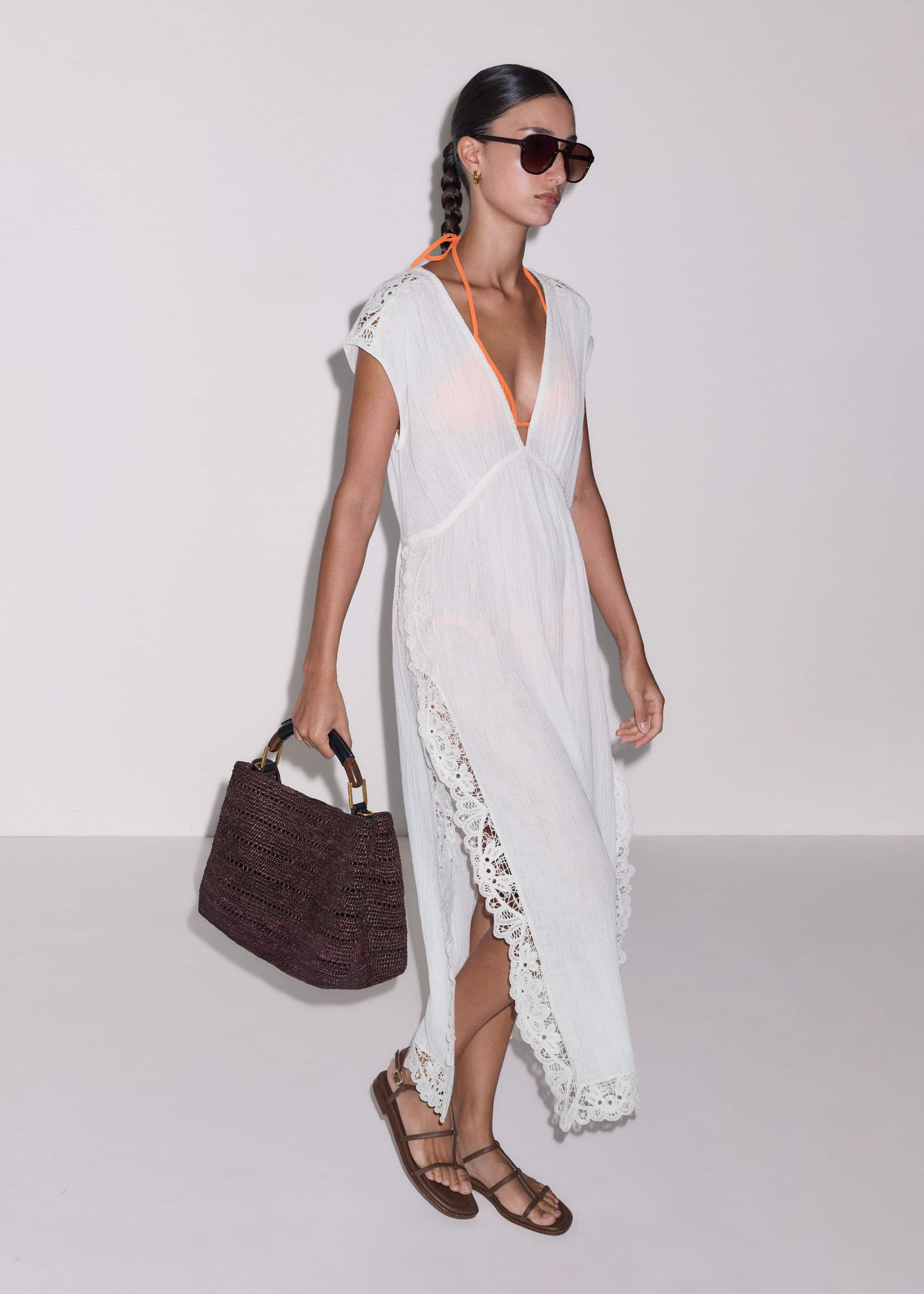 White Maxi Beach Dress meandem