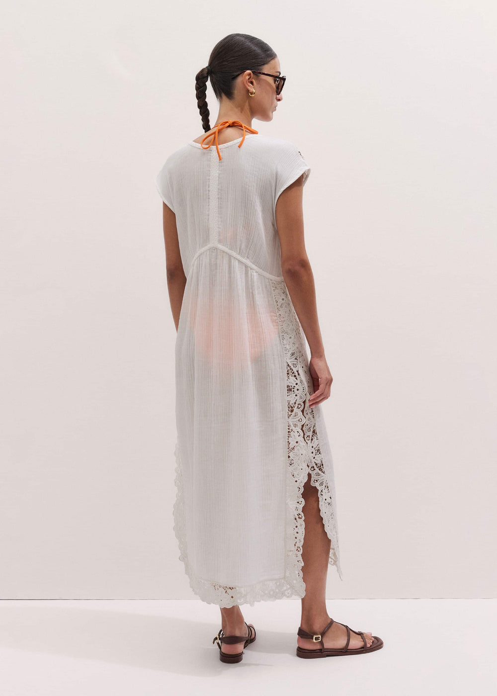 White Maxi Beach Dress meandem