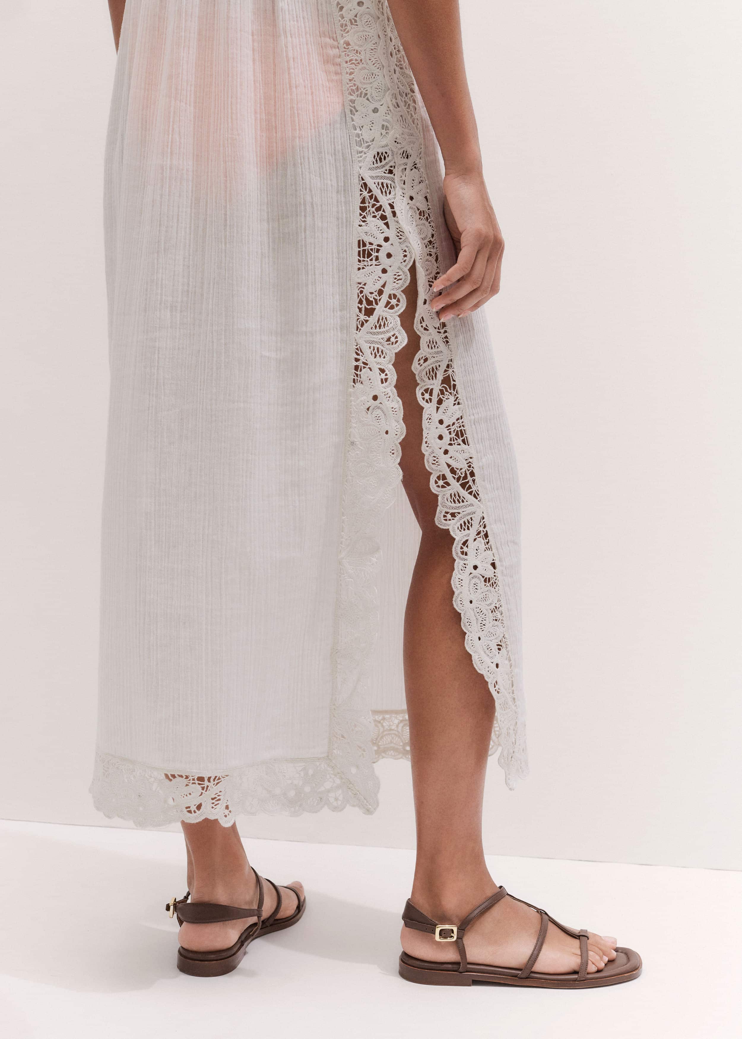 White Maxi Beach Dress meandem