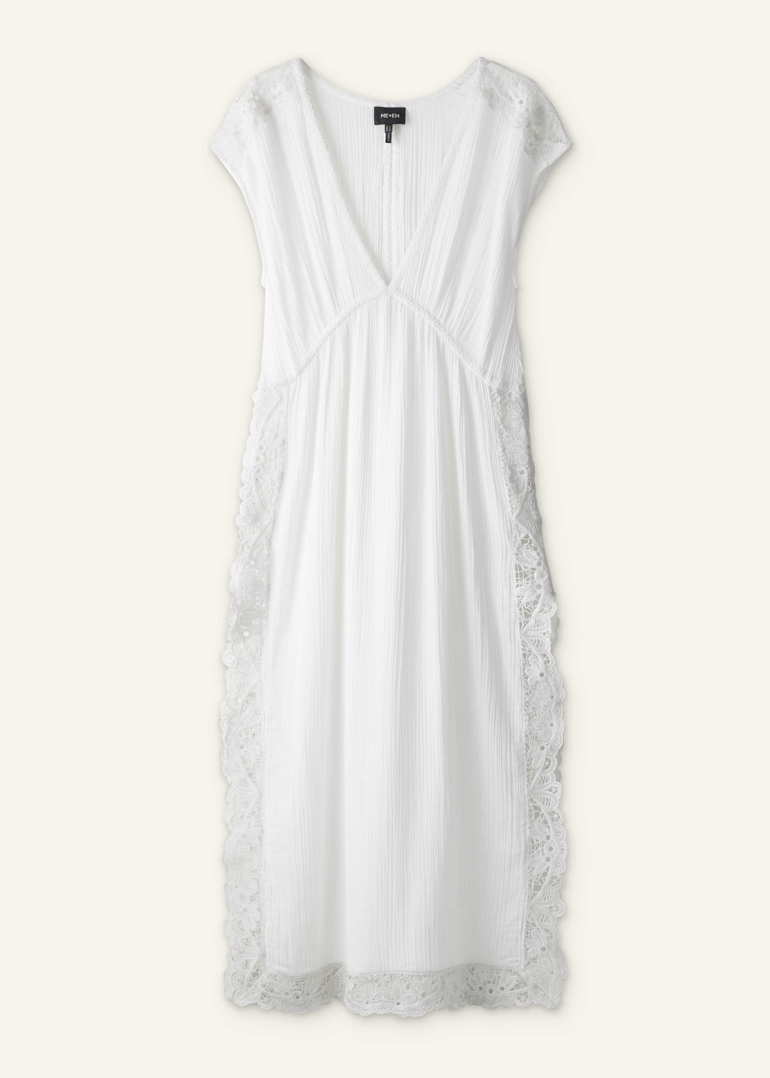 White Maxi Beach Dress meandem