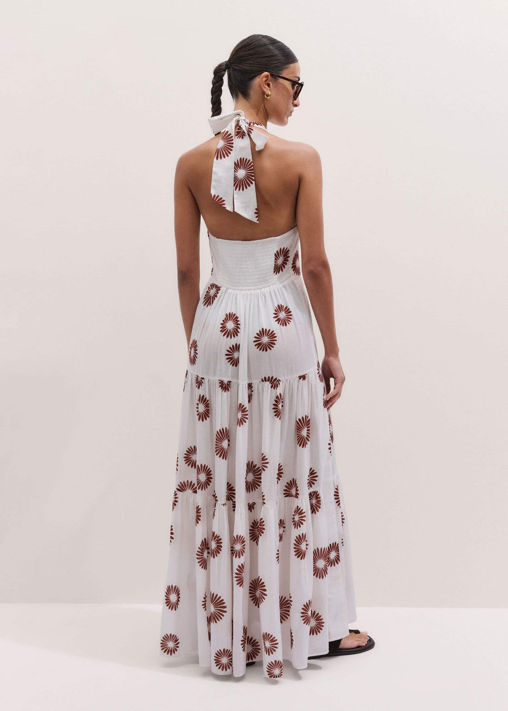 White Full-Length Beach Dress meandem