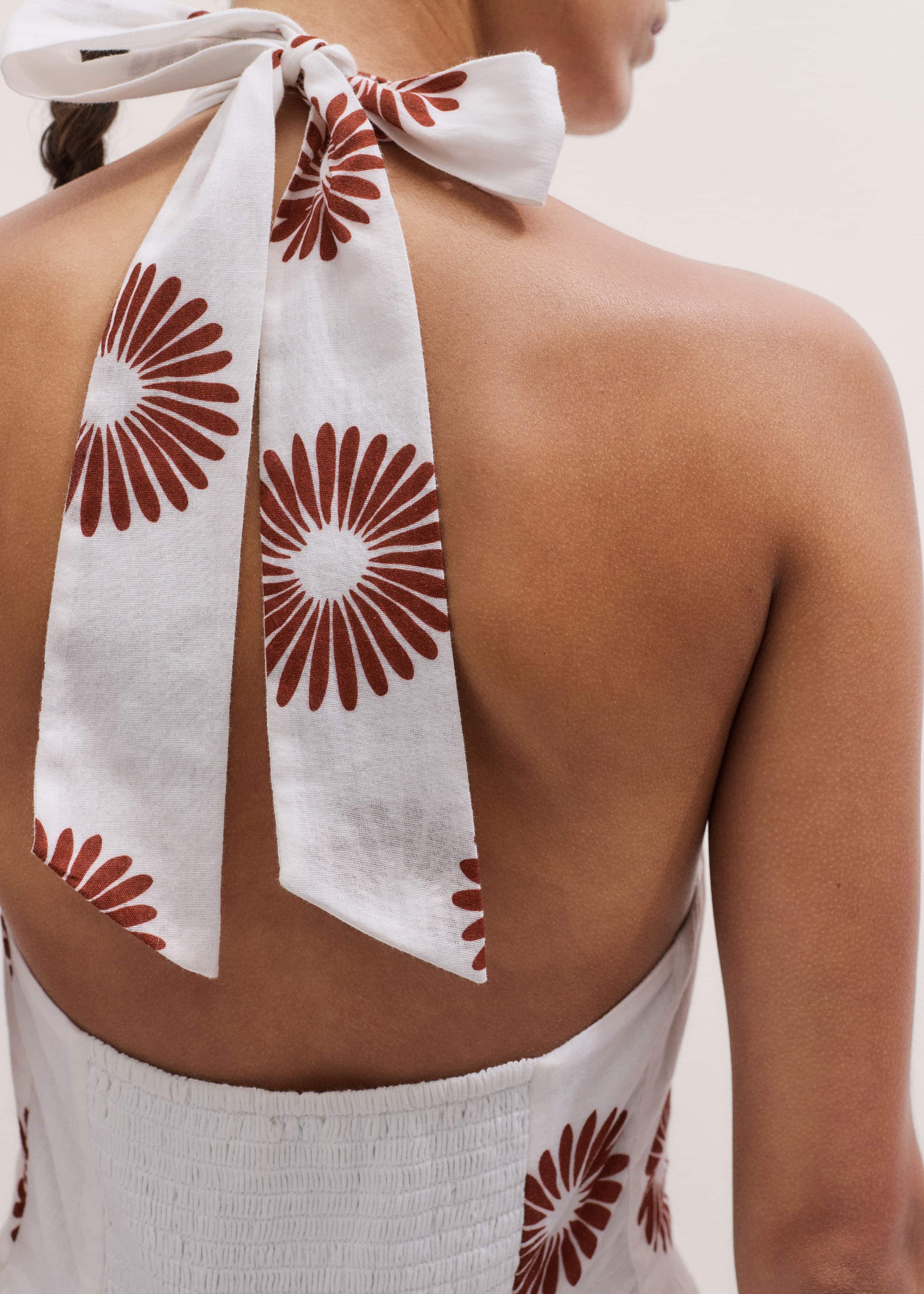 White Full-Length Beach Dress meandem
