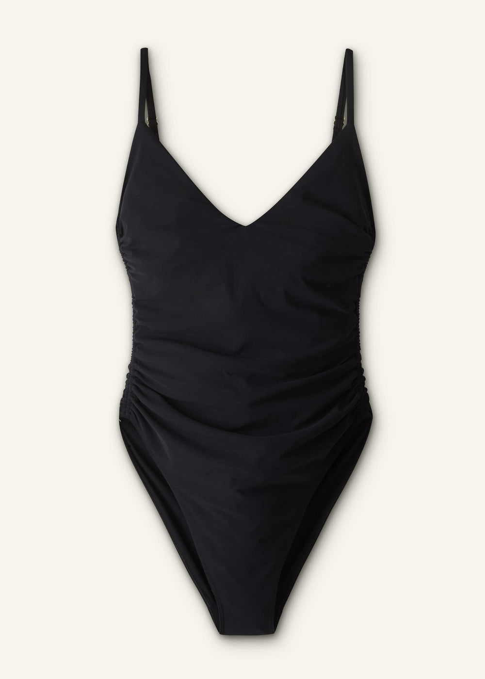 Black Ruched Swimsuit meandem