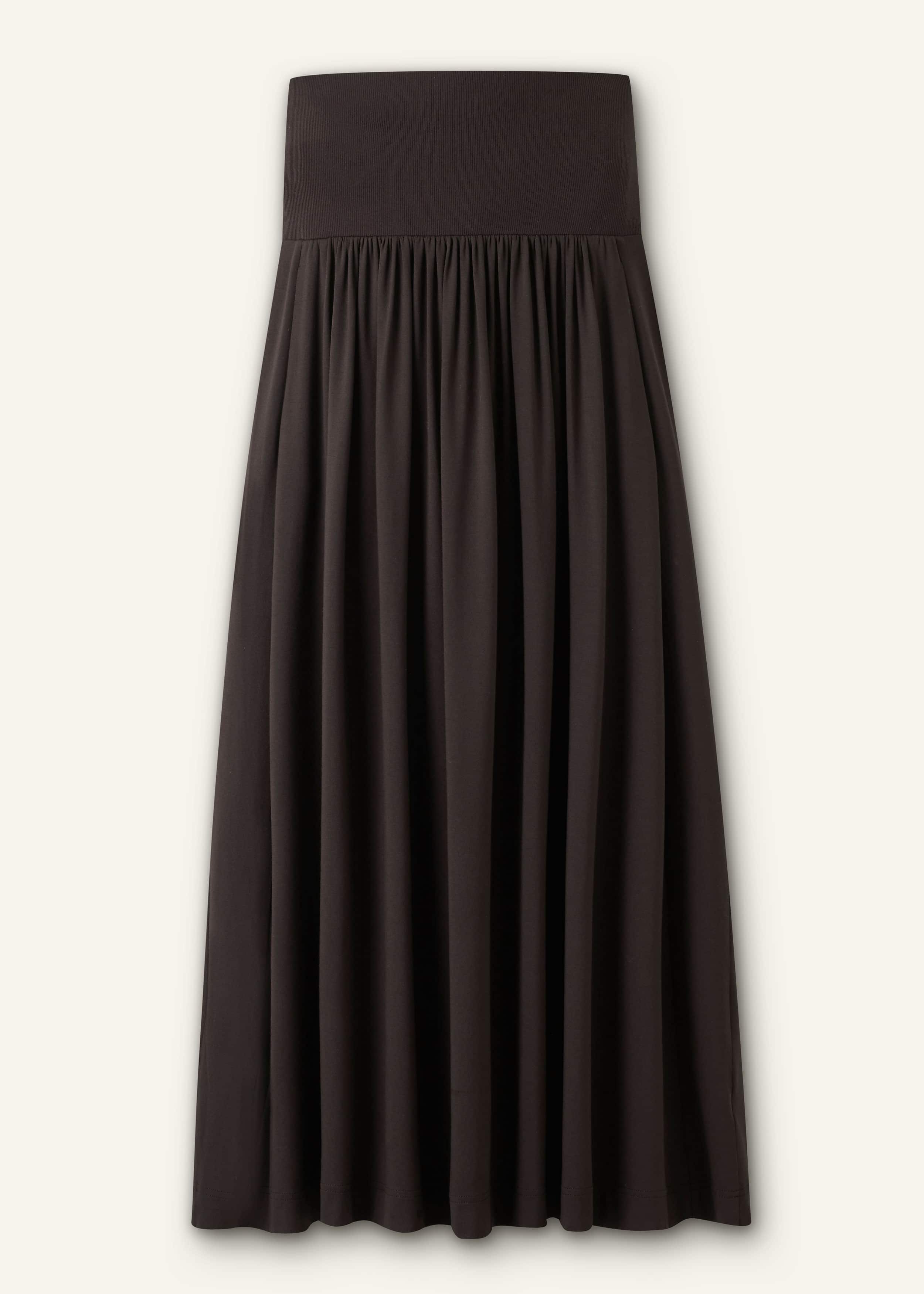 Brown Soft Sculpt Maxi Skirt meandem