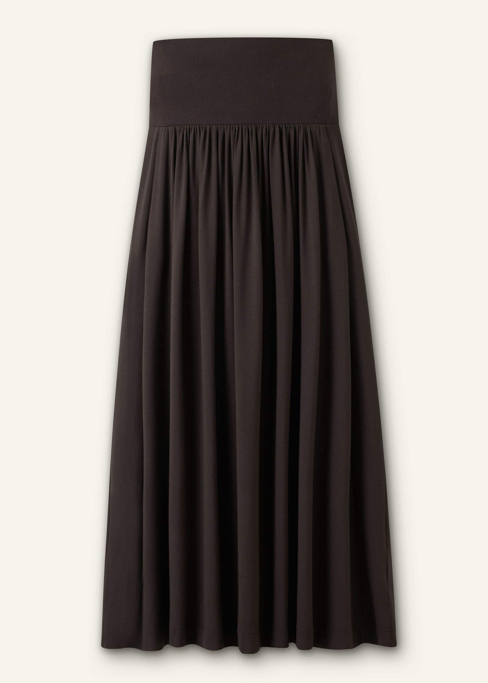 Brown Soft Sculpt Maxi Skirt meandem