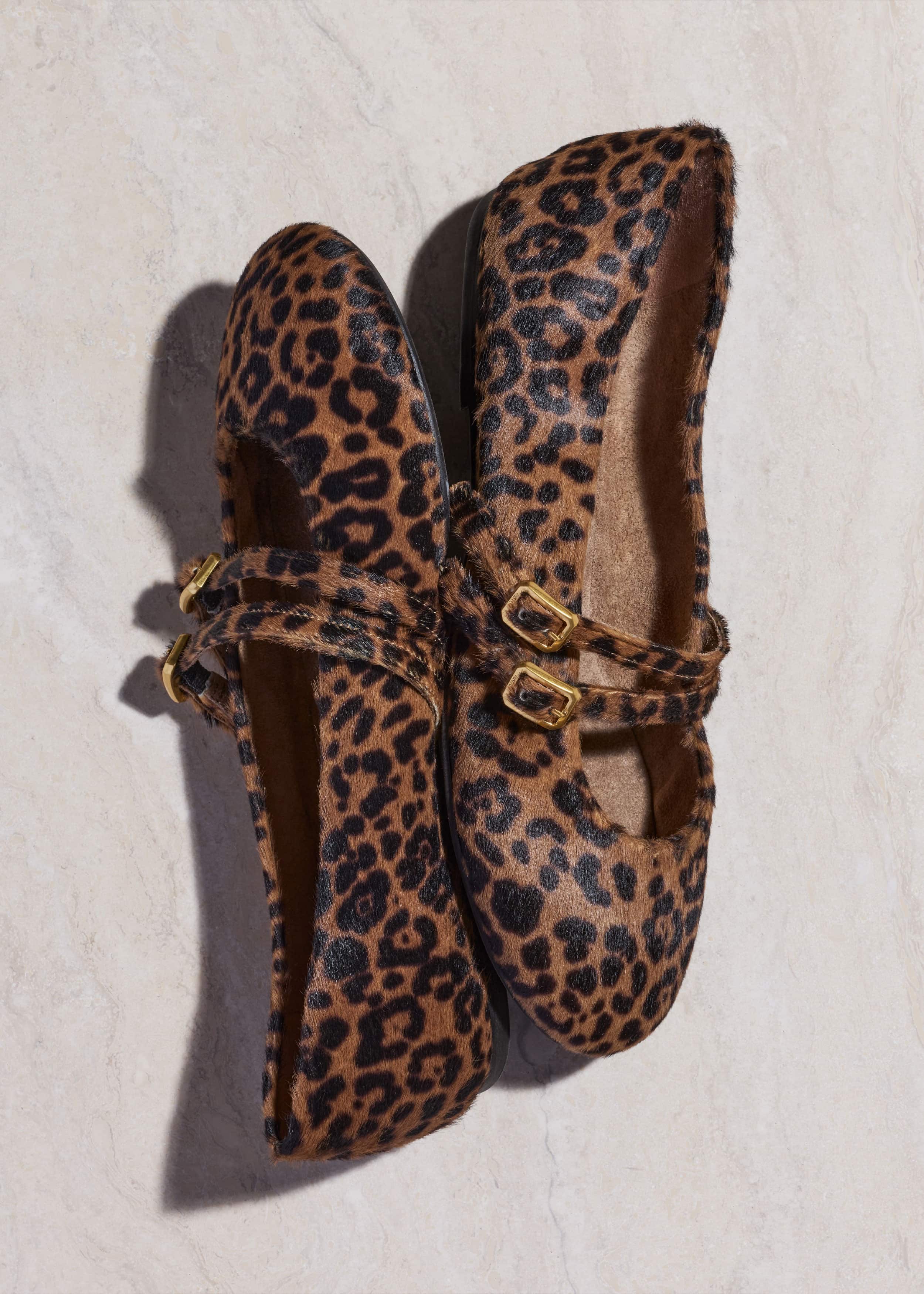 Dark Brown Leopard Ballet Flat meandem