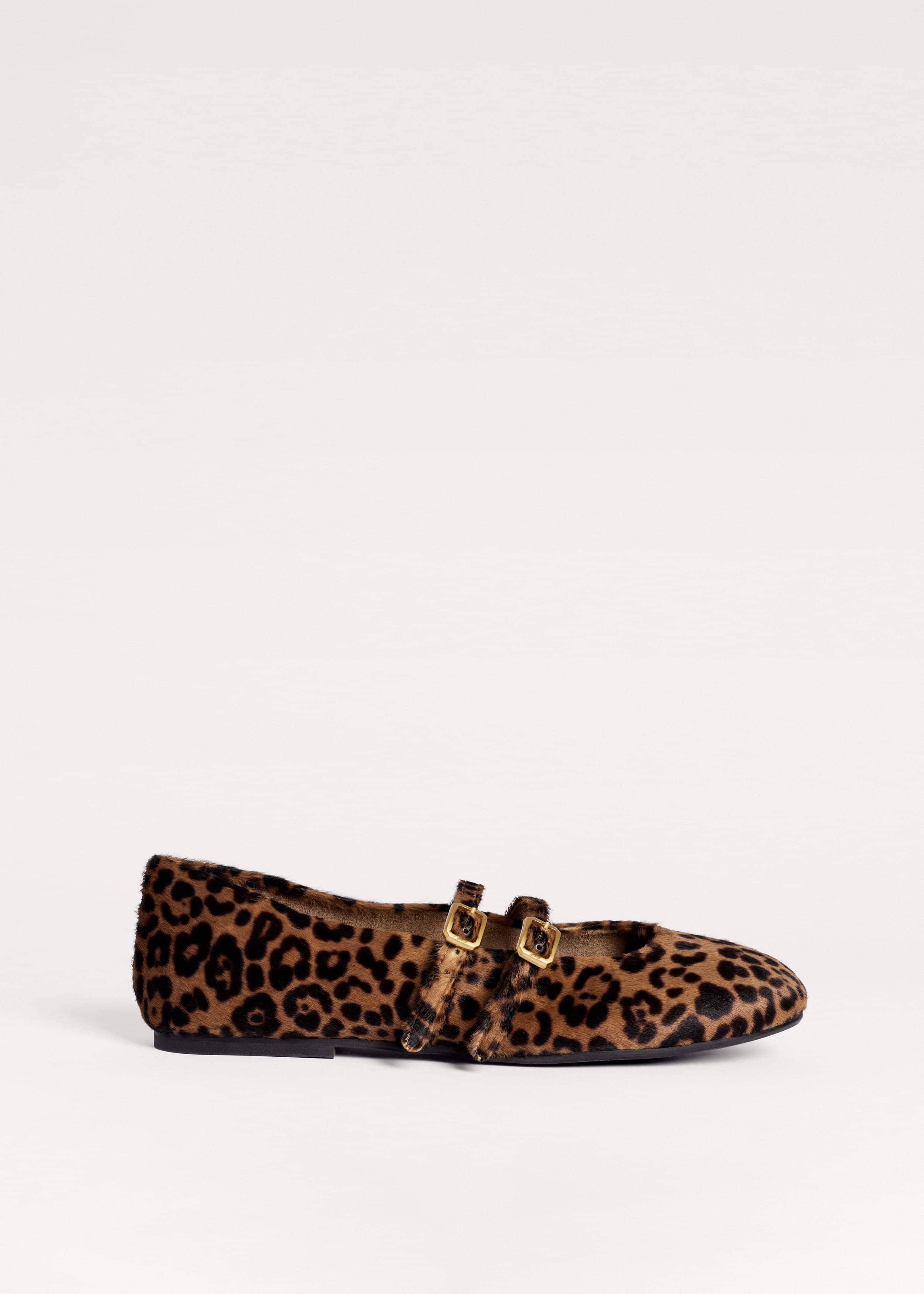 Dark Brown Leopard Ballet Flat meandem