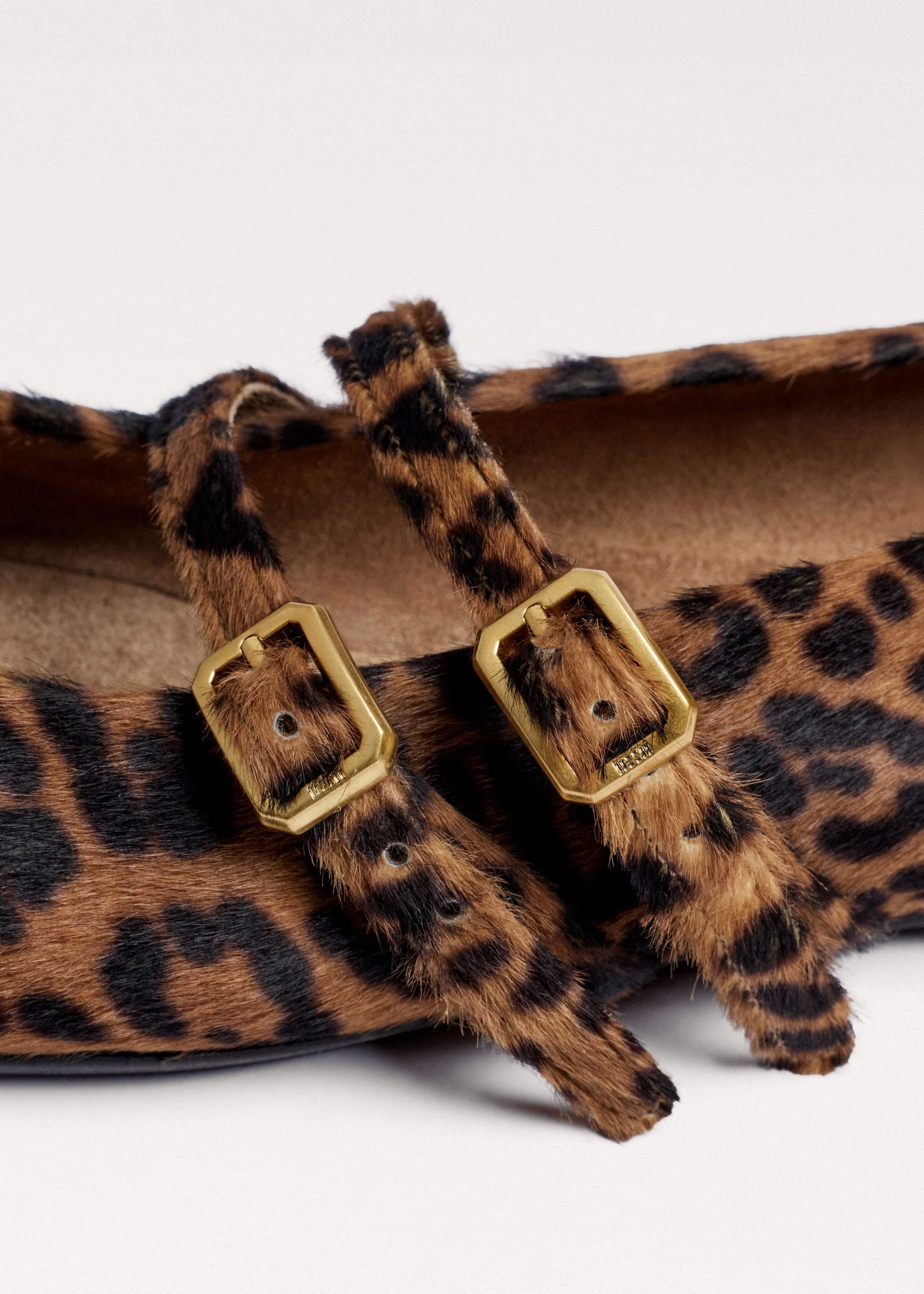 Dark Brown Leopard Ballet Flat meandem