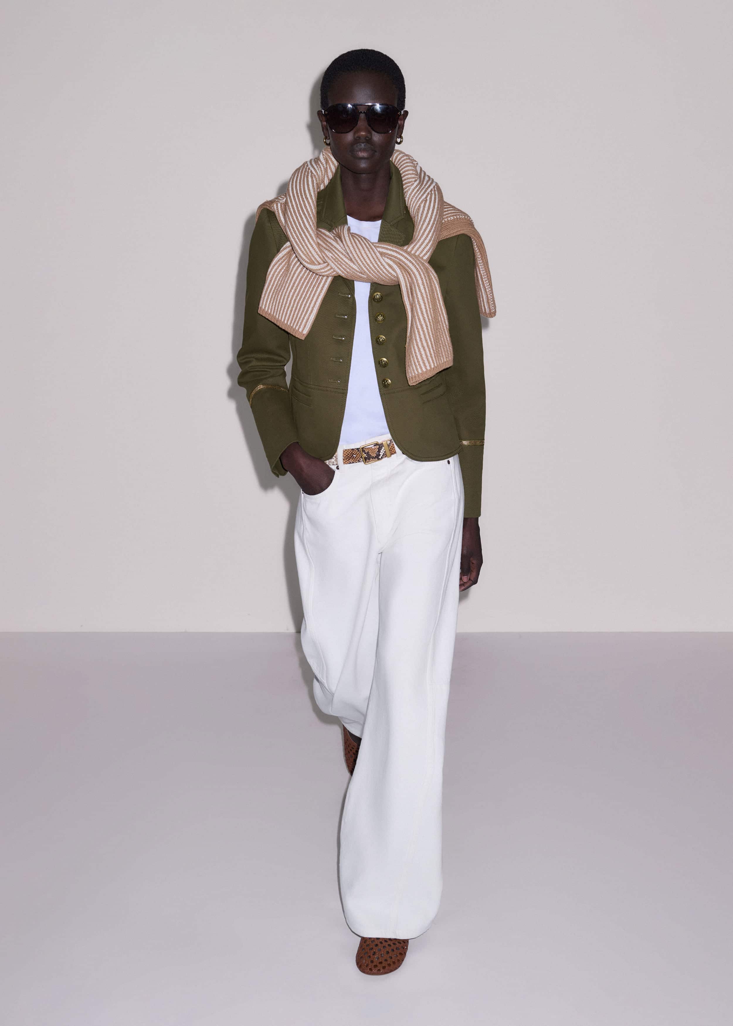 Khaki Wear With Everything Fitted Utility Jacket meandem