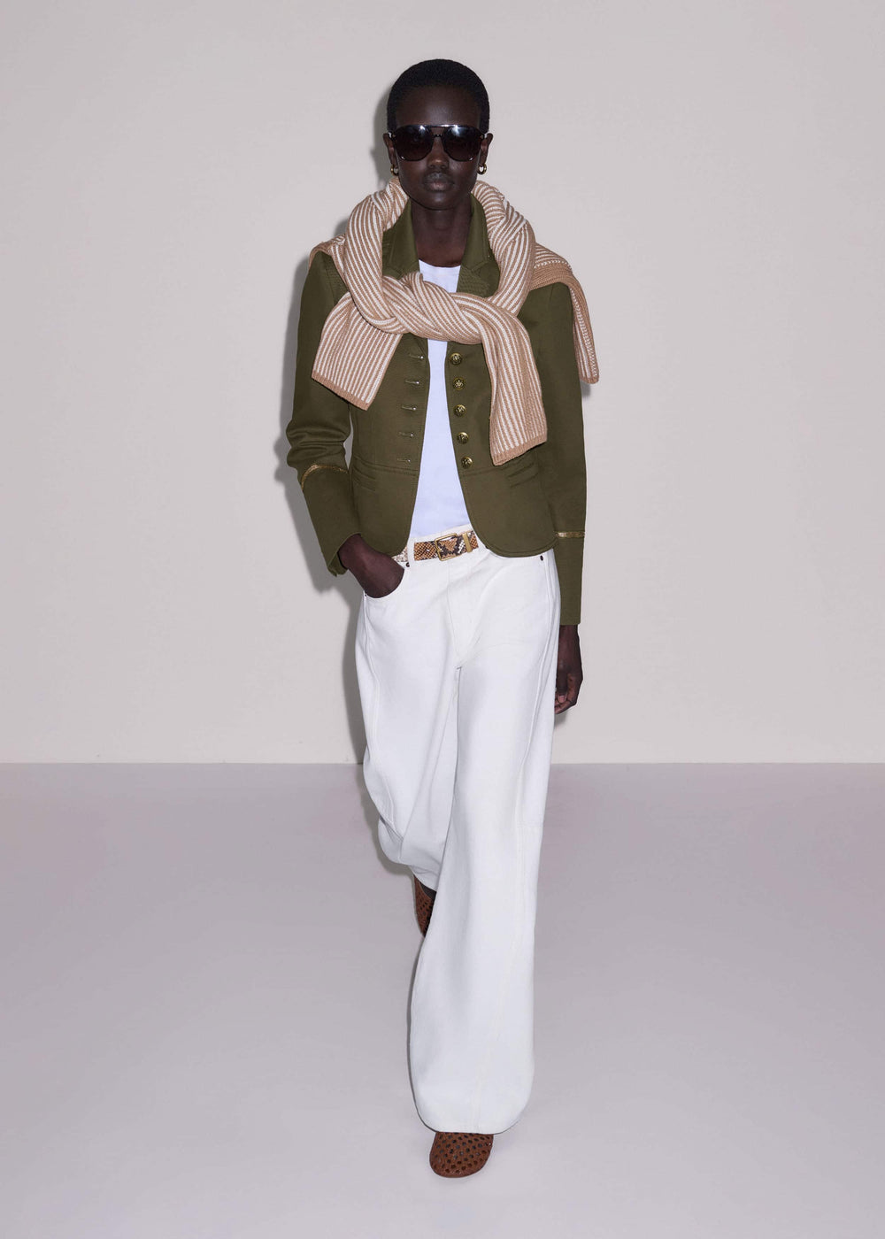 Khaki Wear With Everything Fitted Utility Jacket meandem
