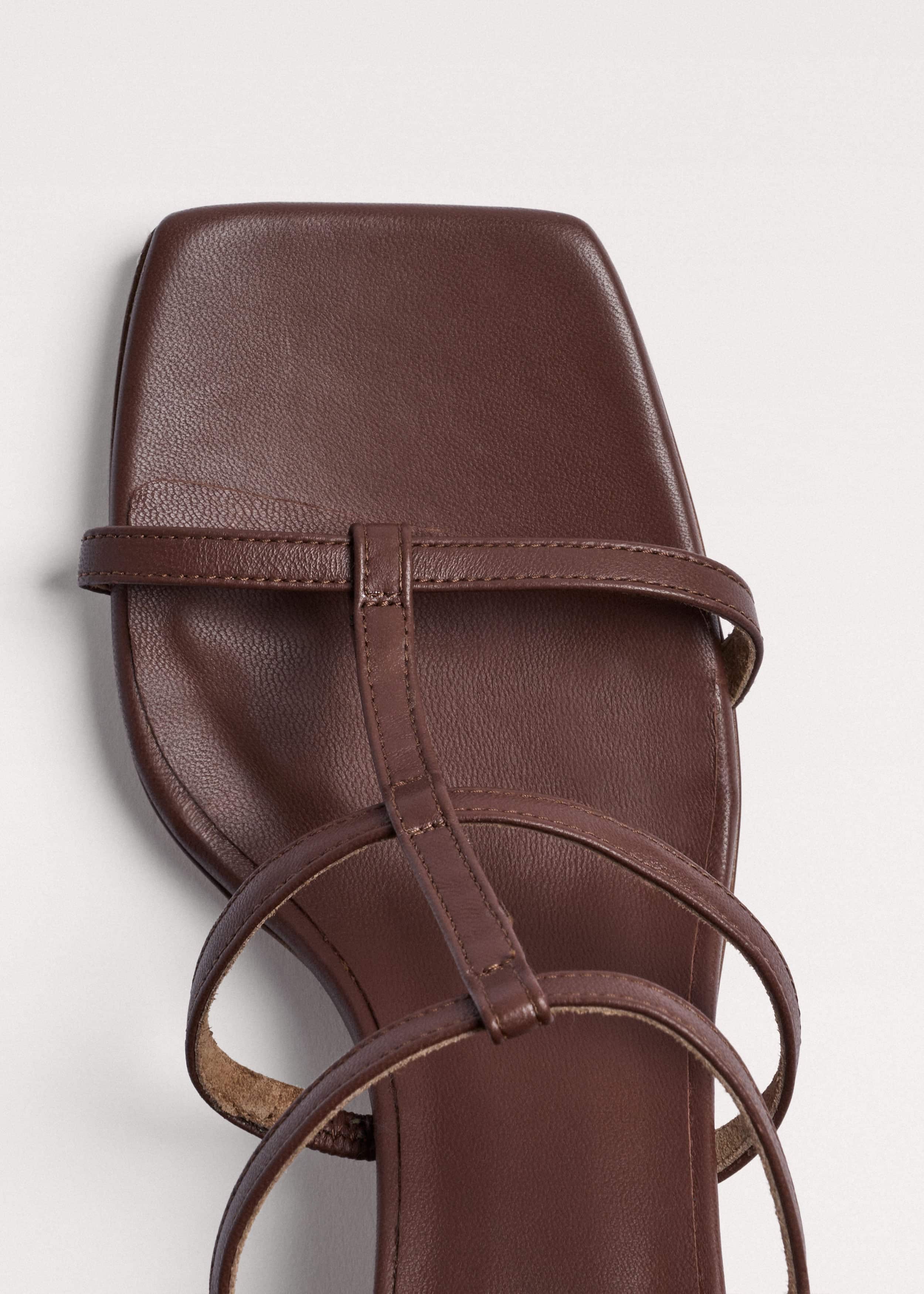Dark Brown Caged Occasion Sandal meandem