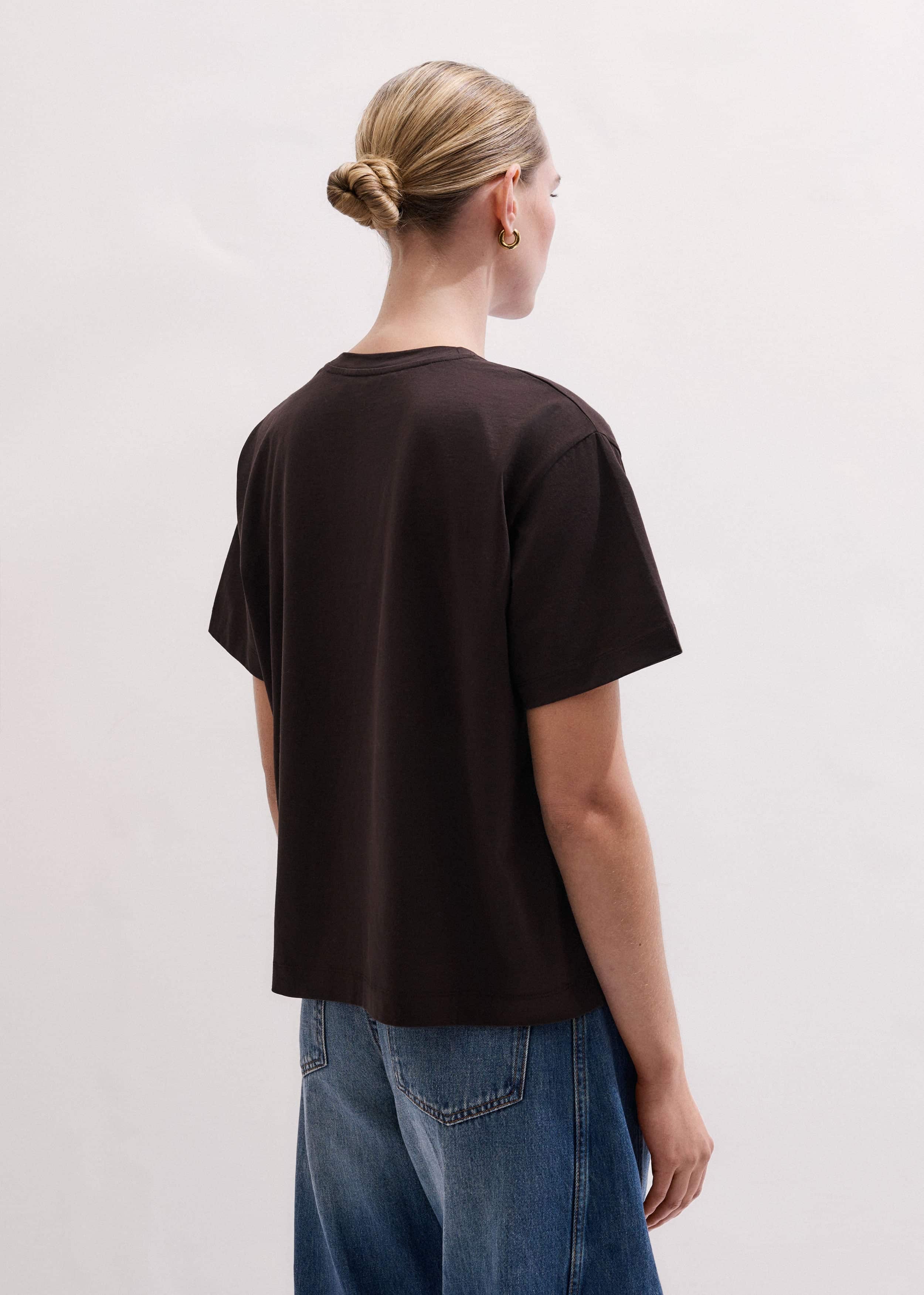 Brown Oversized Tee meandem