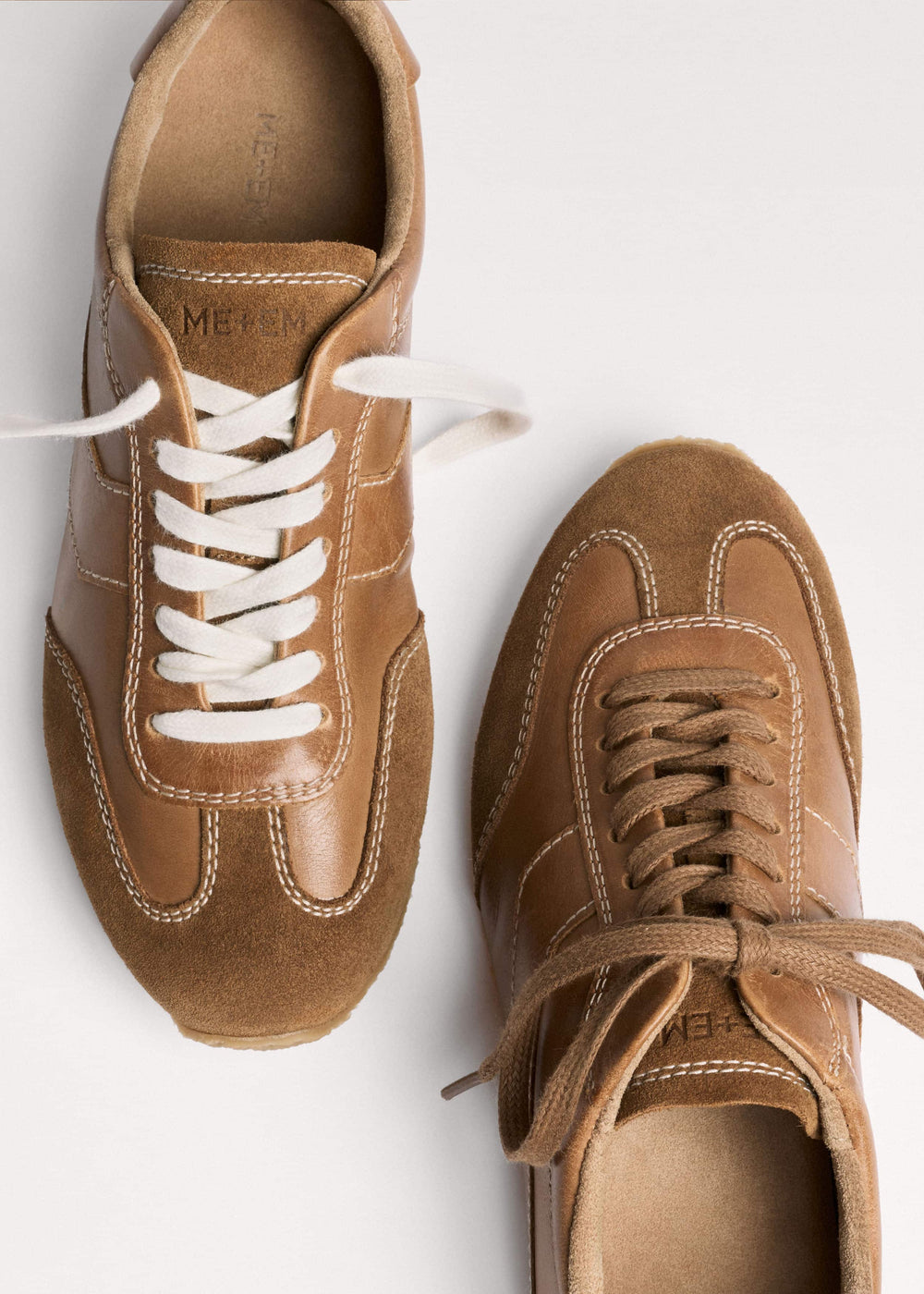 Brown Retro Runner Sneaker meandem