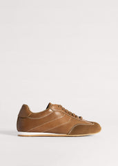 Brown Retro Runner Sneaker meandem