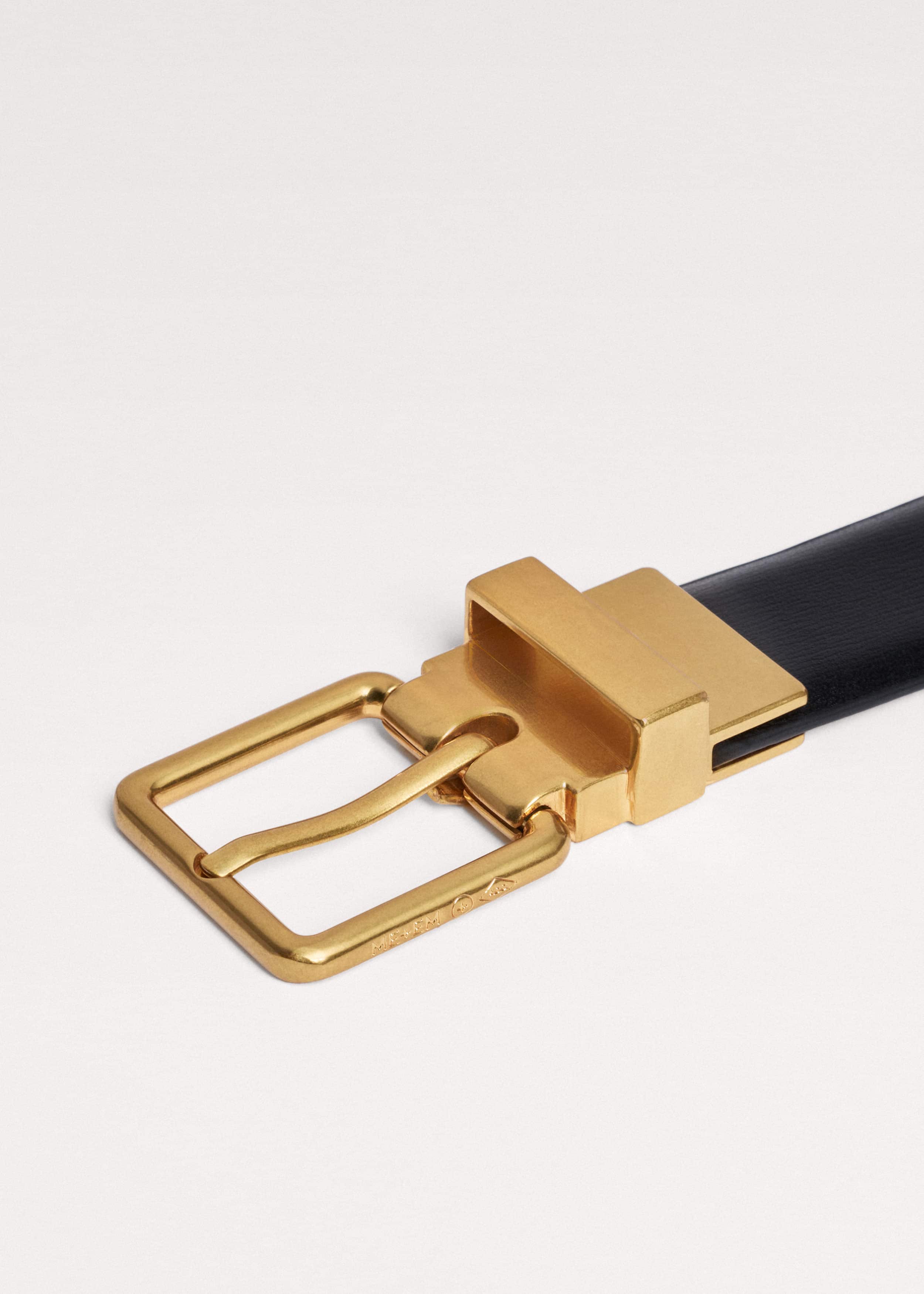 Dark Cinnamon Reversible Belt meandem