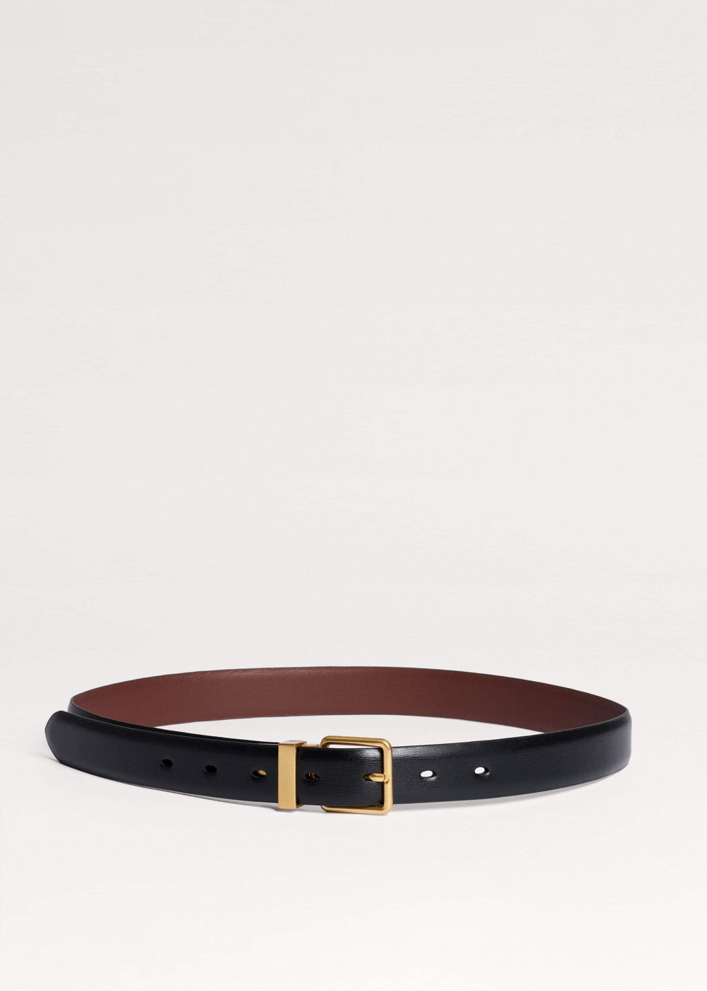 Dark Cinnamon Reversible Belt meandem