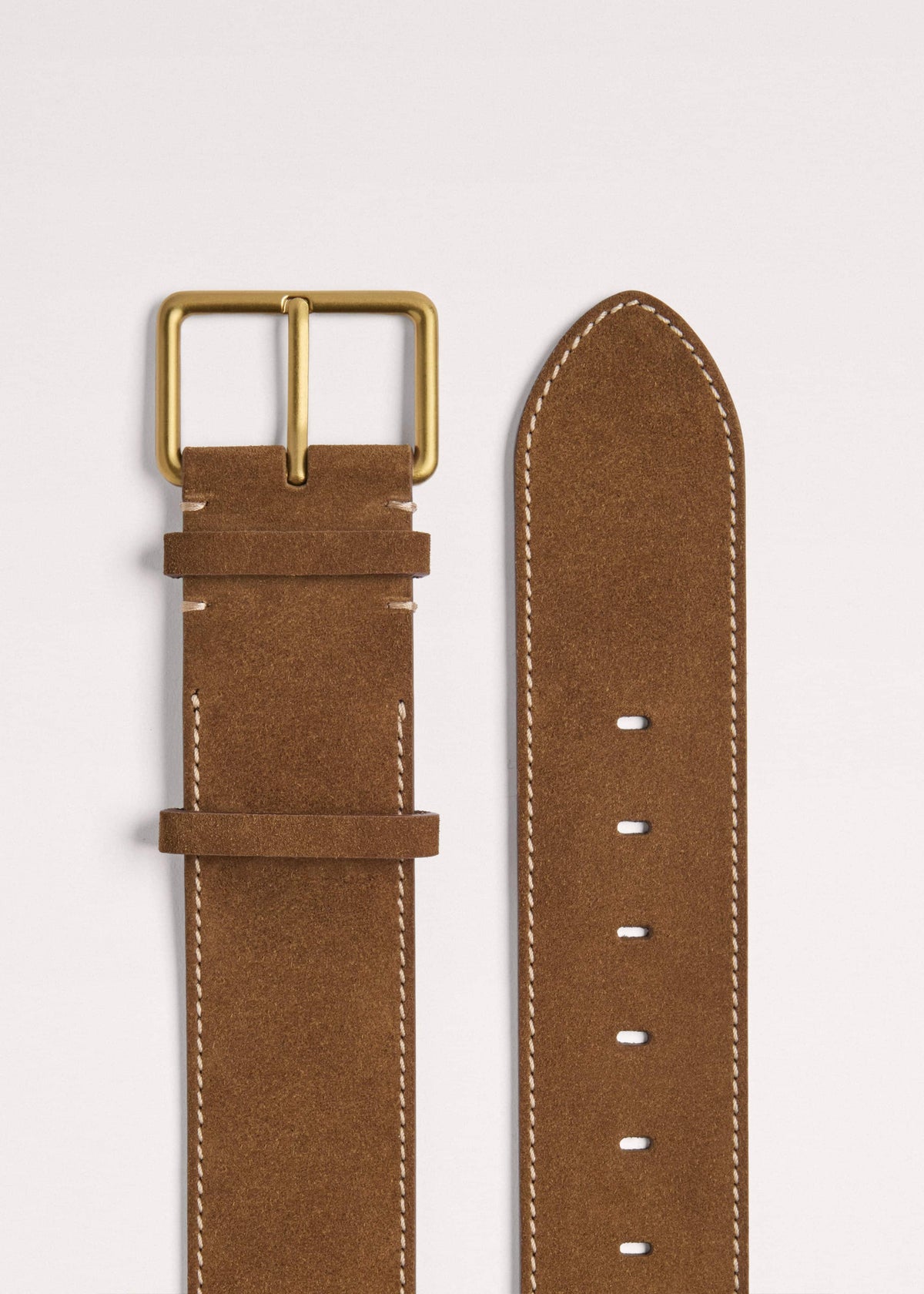 Brown Wide Waist Belt meandem