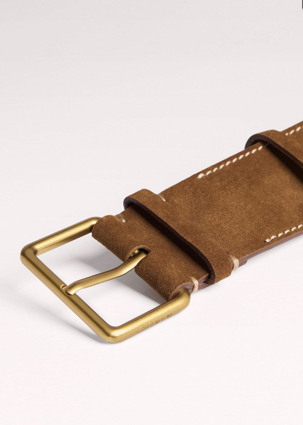 Brown Wide Waist Belt meandem
