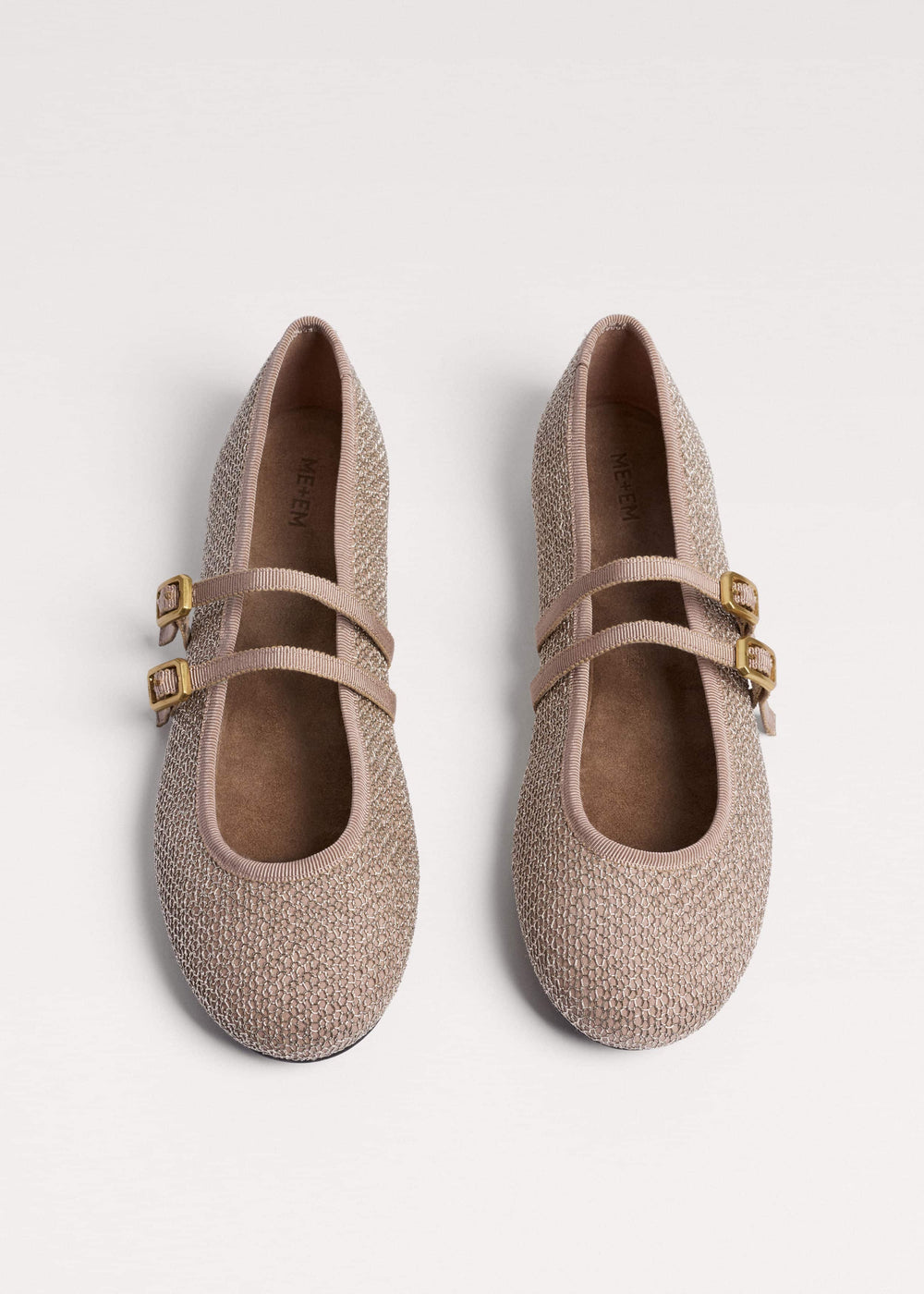 Gold Mesh AM-PM Ballet Flat meandem