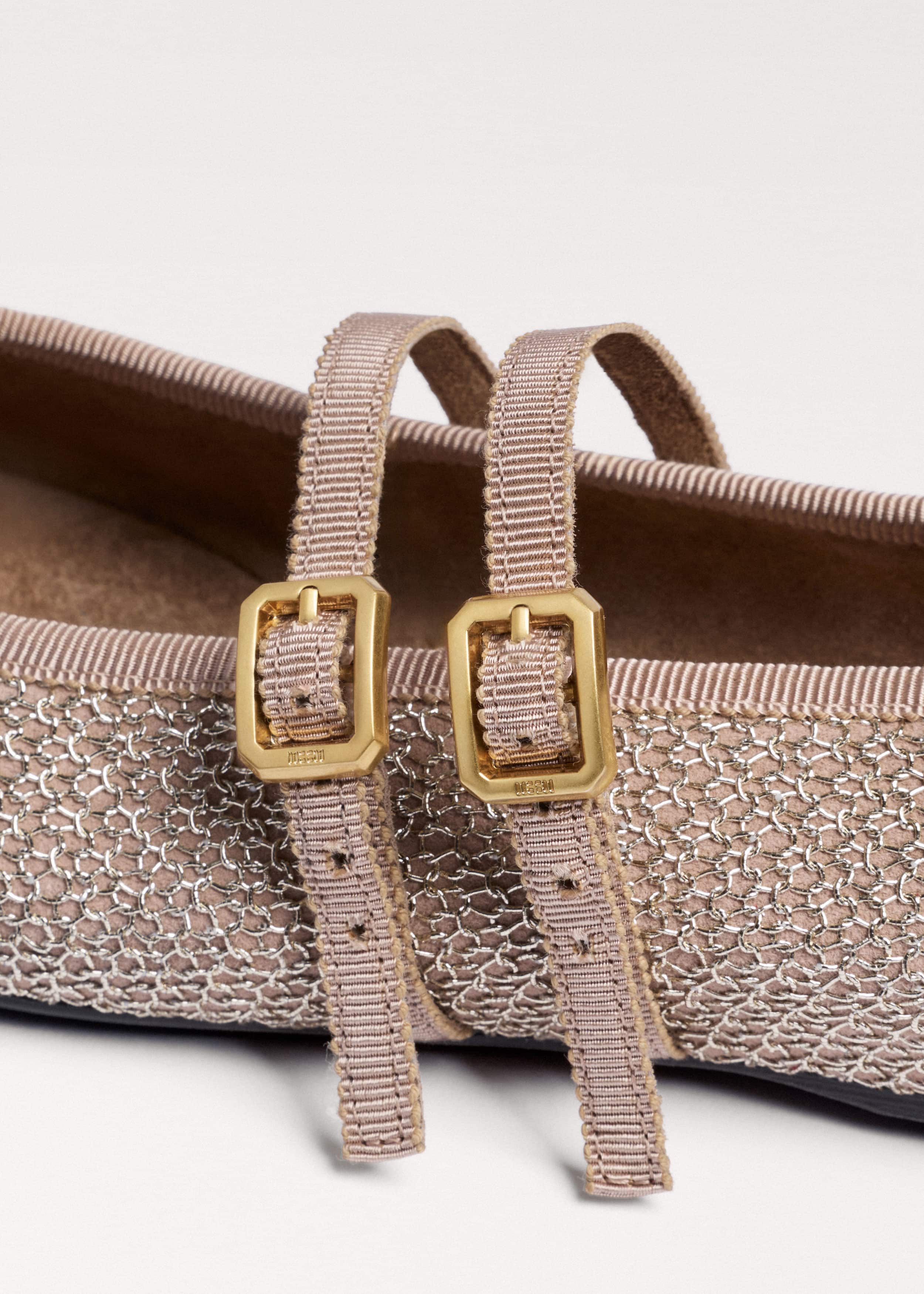 Gold Mesh AM-PM Ballet Flat meandem