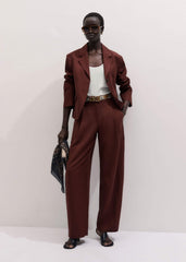 Cinnamon Brown Icon Oversized Blazer Suit meandem
