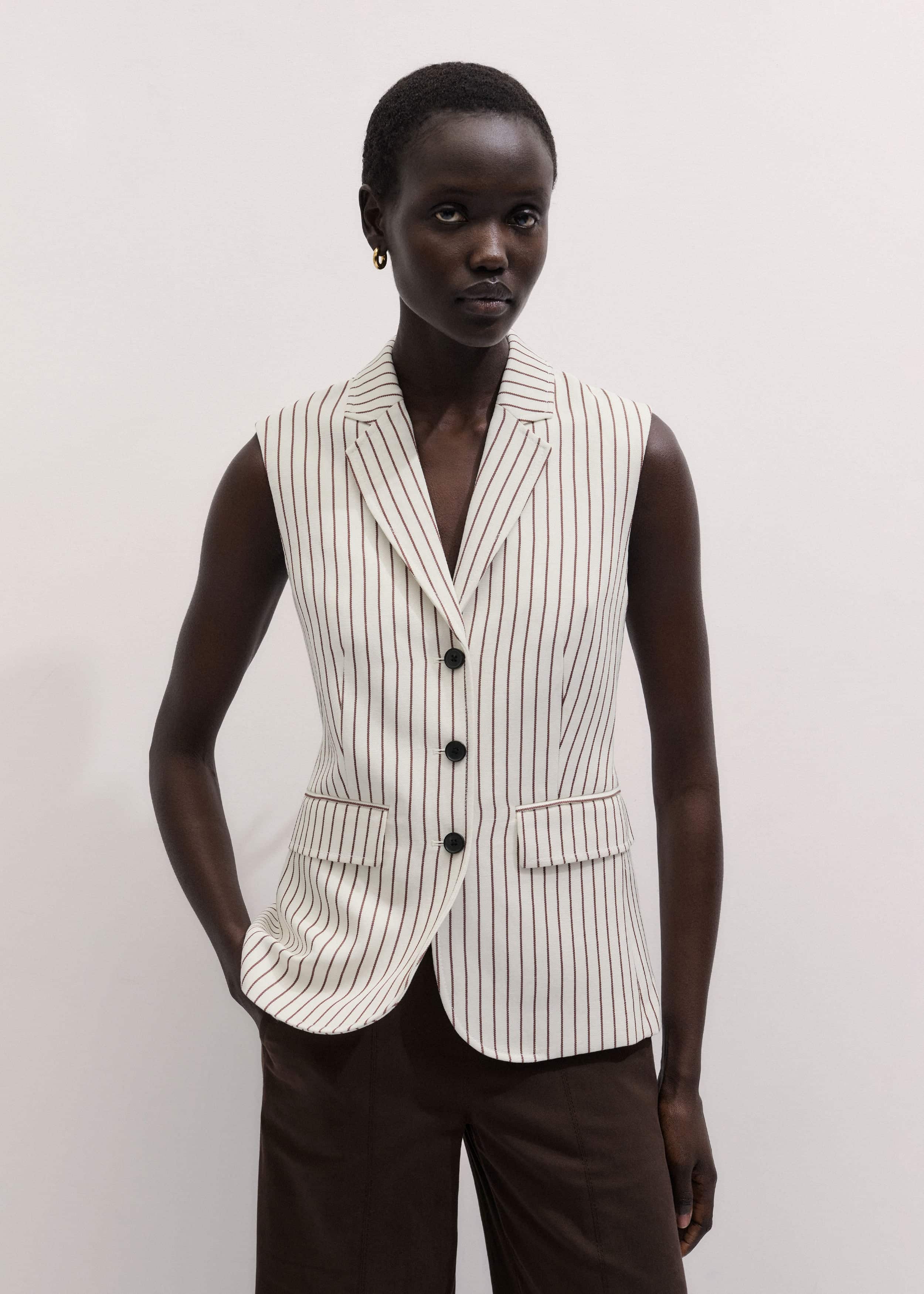 Ivory Slim Vest meandem