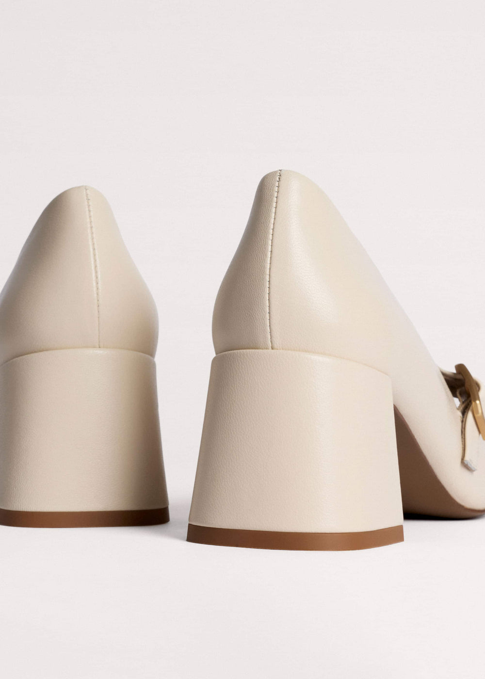 Cream Classic Mary Jane Heel meandem