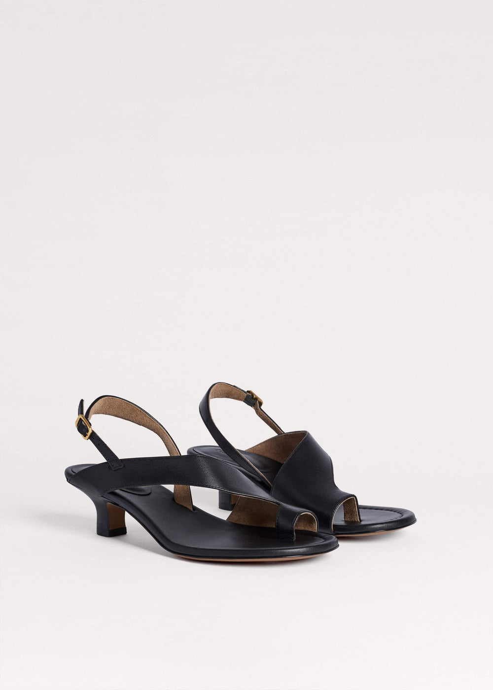 Black Asymmetric Heel meandem