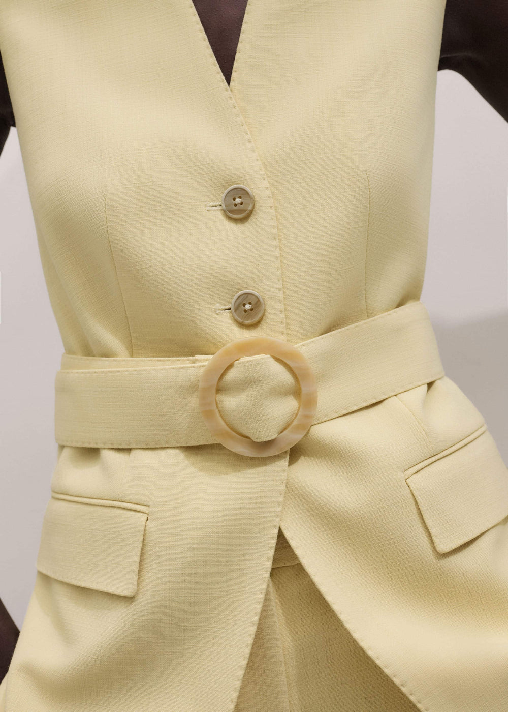 Yellow Longline Vest meandem