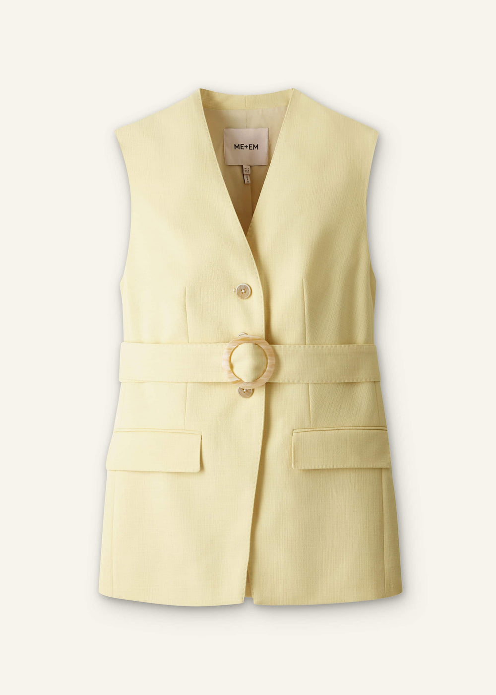 Yellow Longline Vest meandem