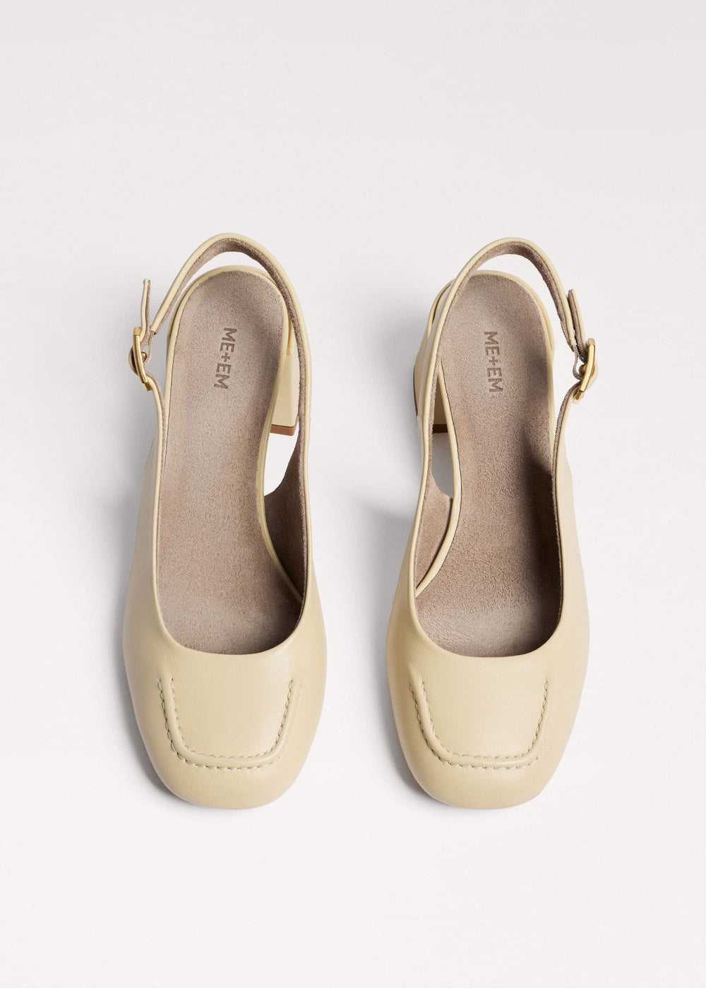 Cream Occasion Slingback Heel meandem