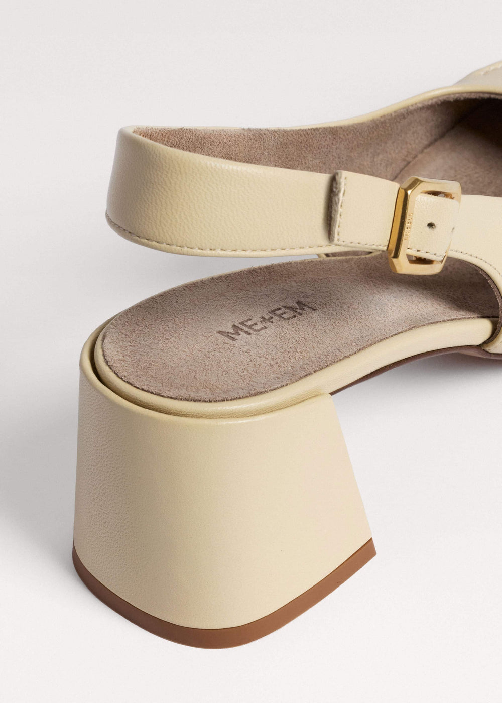 Cream Occasion Slingback Heel meandem