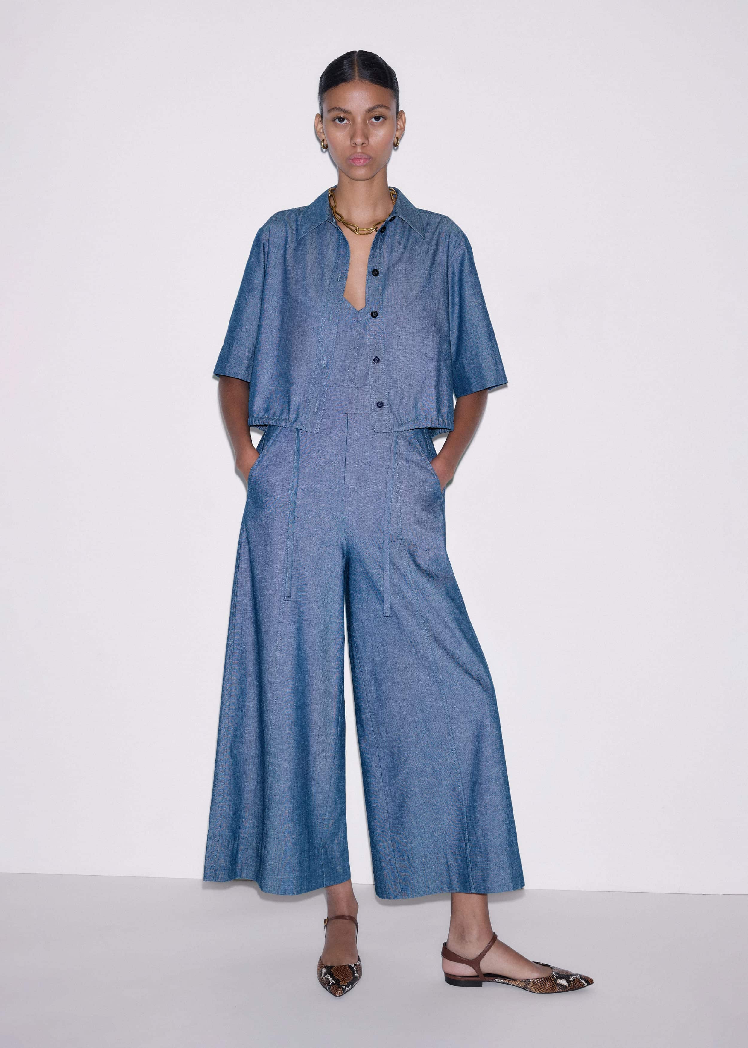 Blue 2-in-1 Jumpsuit meandem