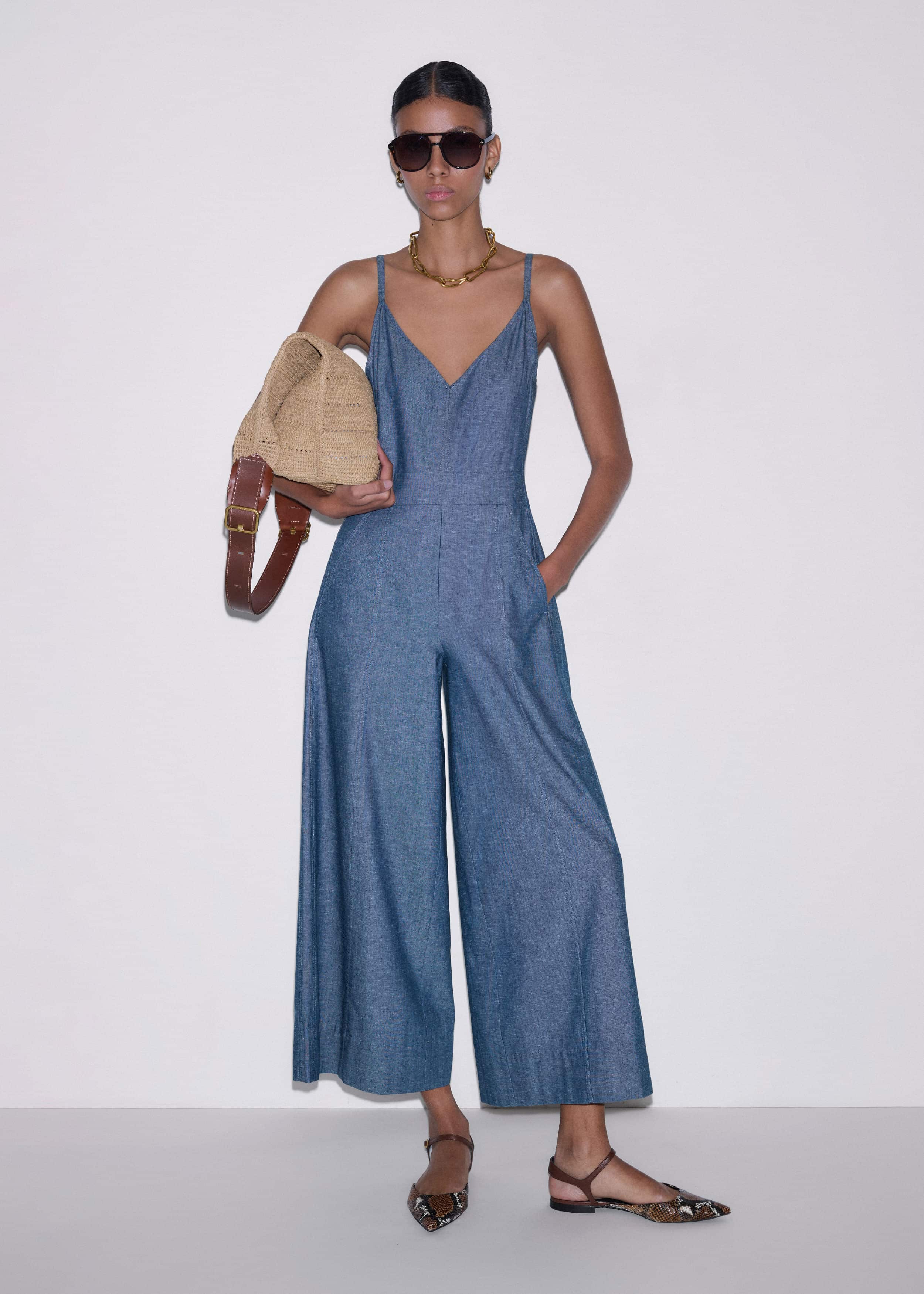 Blue 2-in-1 Jumpsuit meandem