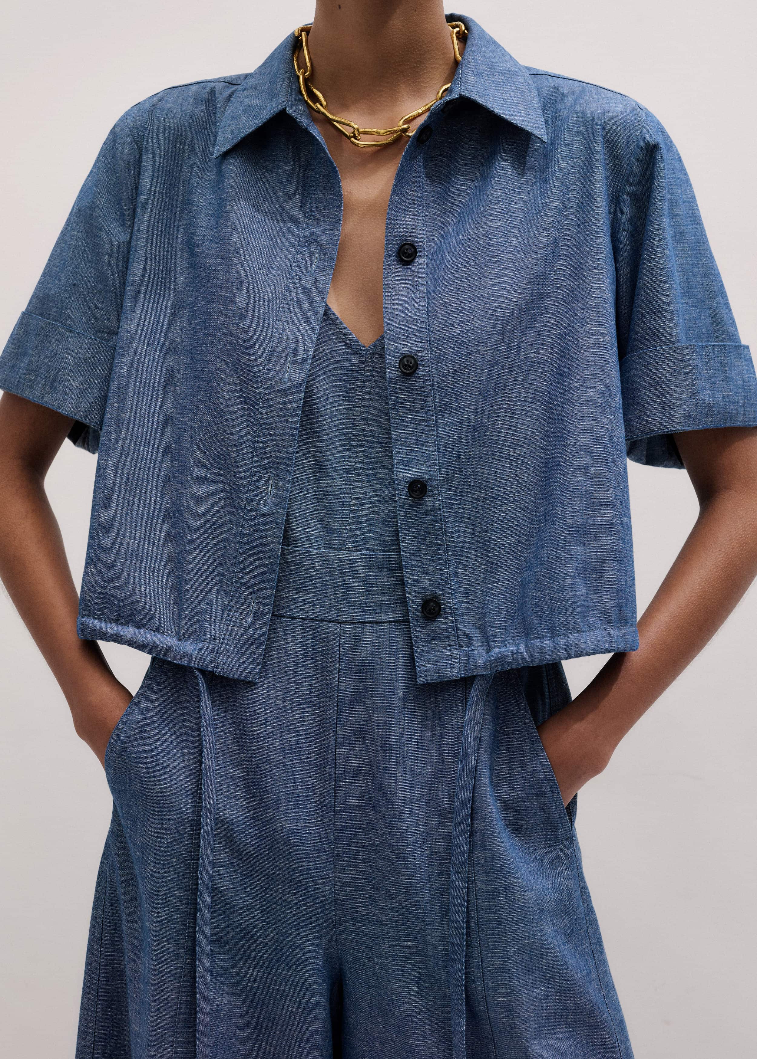 Blue 2-in-1 Jumpsuit meandem